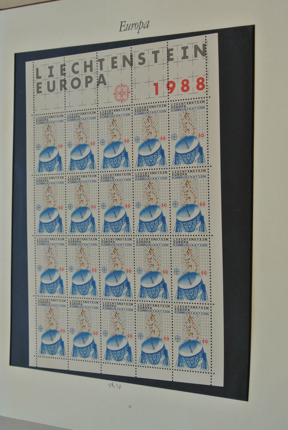 20674 318 - 20674 Europa CEPT 1956-1996.