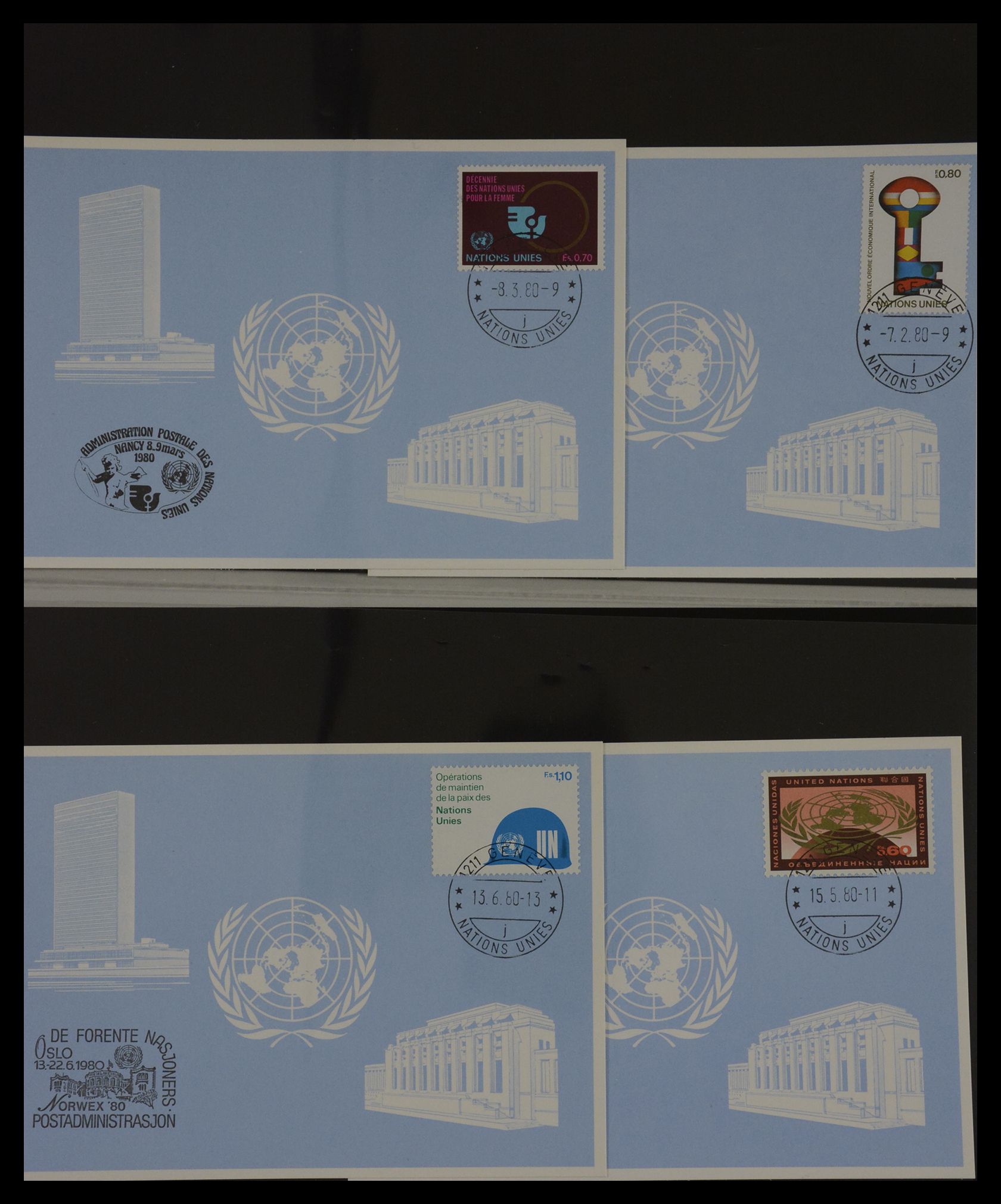 27382 129 - 27382 Verenigde Naties 1957-2003 FDC's.