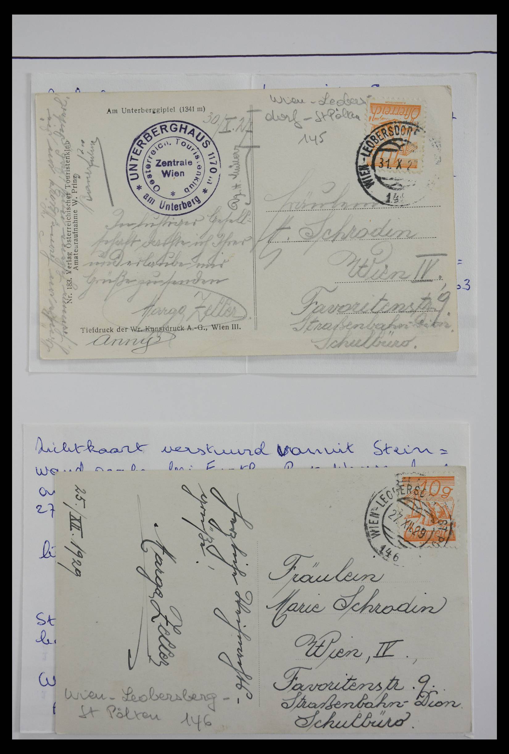 27524 0229 - 27524 Austria railroad post and station cancels.