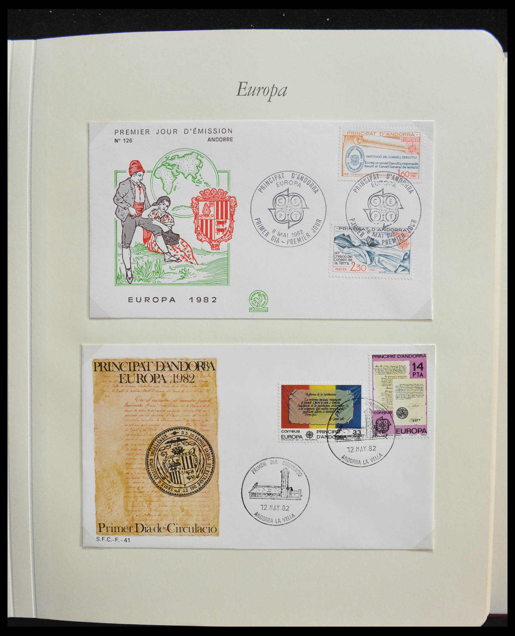 28356 1203 - 28356 Europa Cept  gespecialiseerde collectie 1942-1984.
