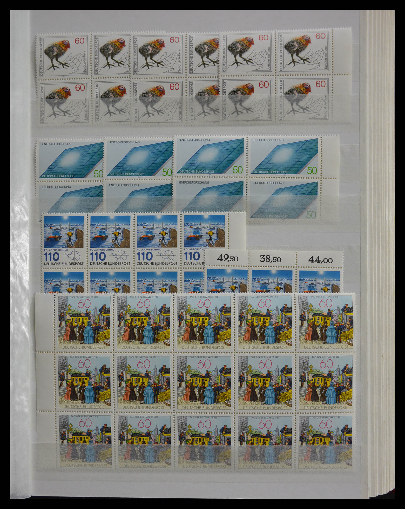 28379 101 - 28379 Bundespost 1958-2000 postfrisse stock.