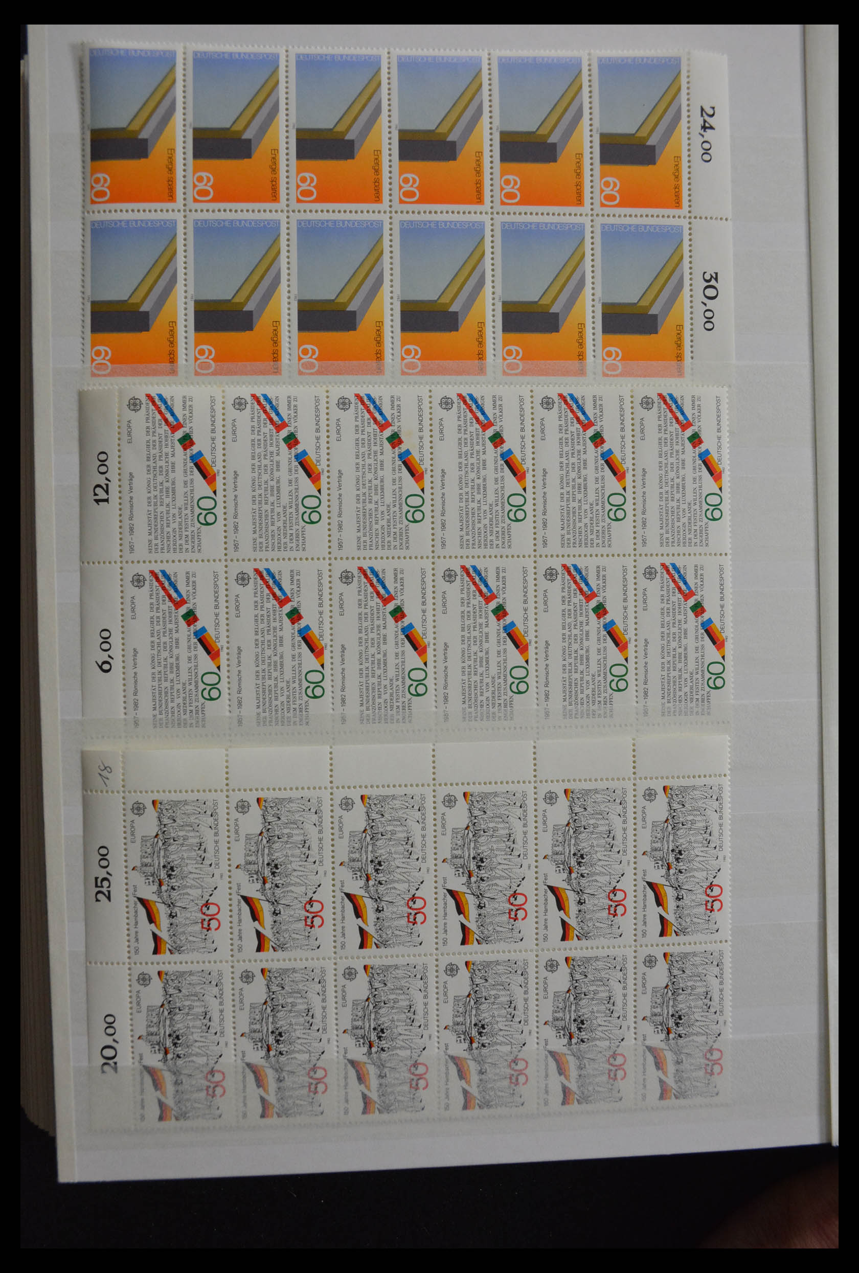 28379 106 - 28379 Bundespost 1958-2000 postfrisse stock.