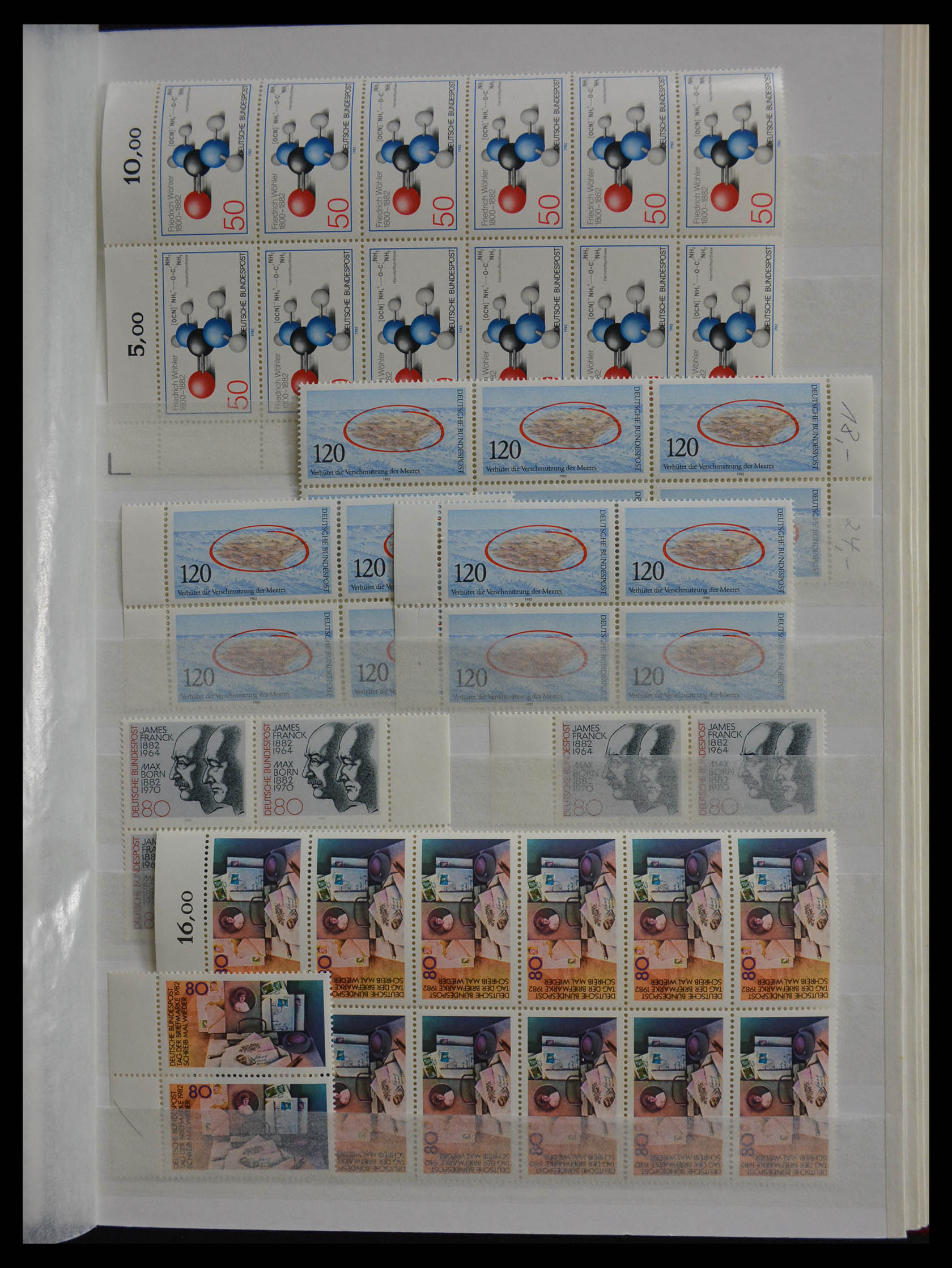 28379 111 - 28379 Bundespost 1958-2000 postfrisse stock.