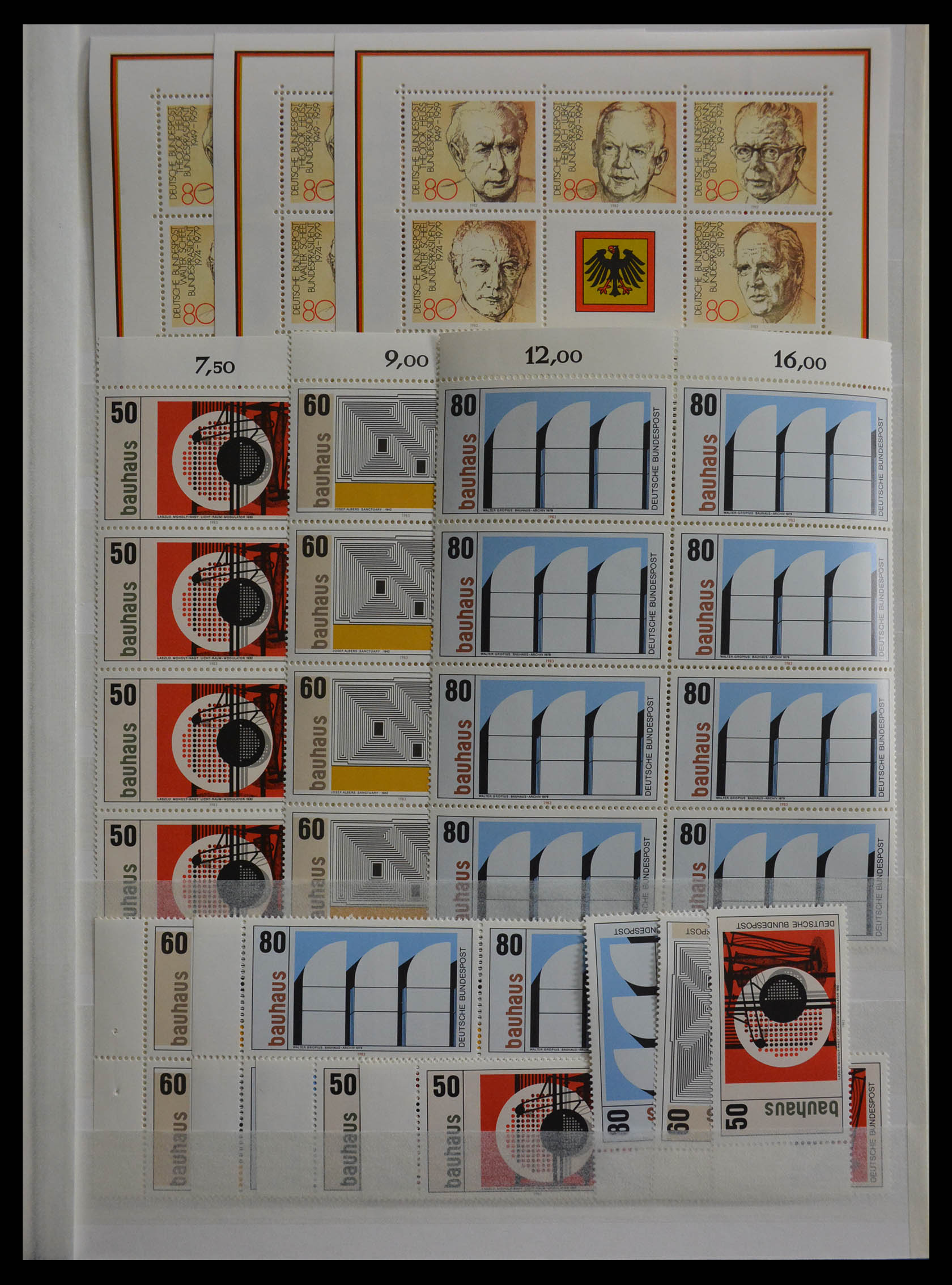 28379 115 - 28379 Bundespost 1958-2000 postfrisse stock.