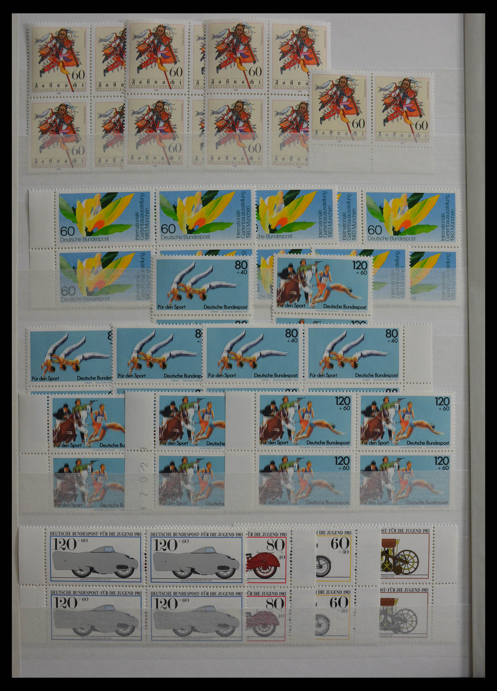 28379 116 - 28379 Bundespost 1958-2000 postfrisse stock.