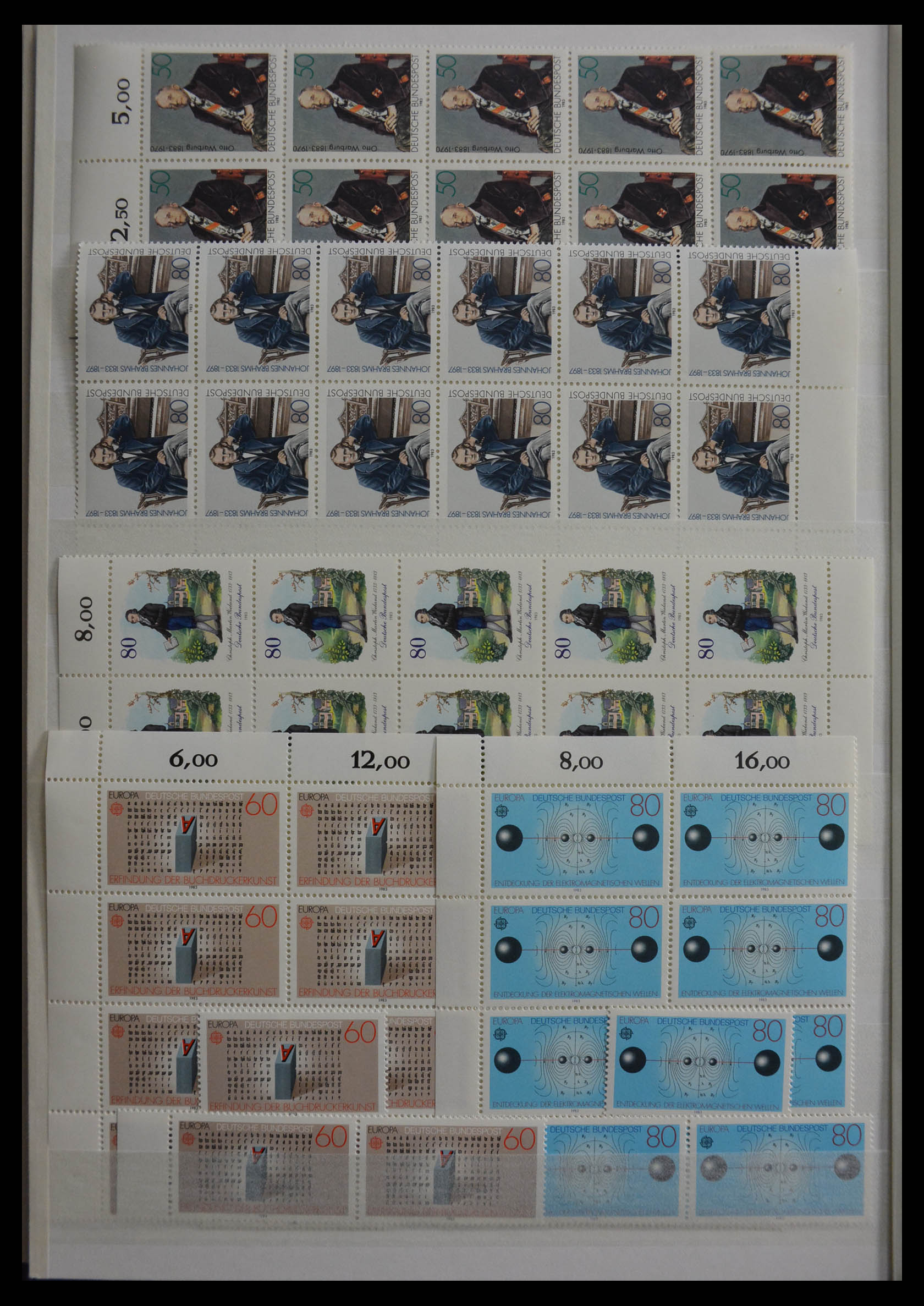 28379 118 - 28379 Bundespost 1958-2000 postfrisse stock.