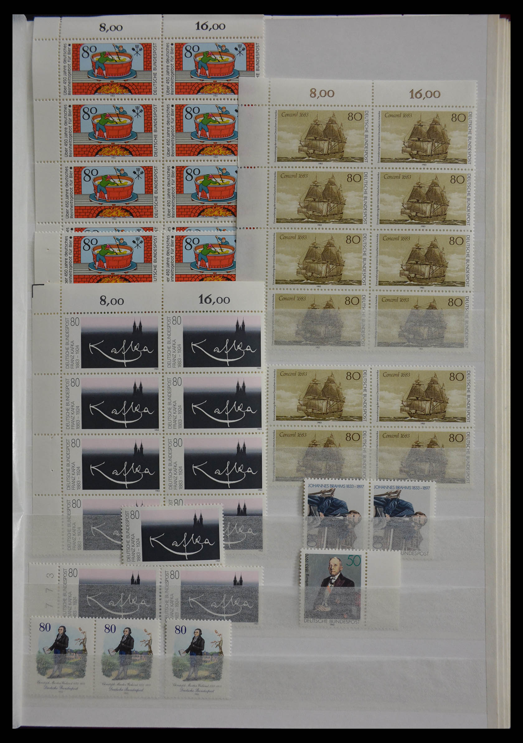 28379 119 - 28379 Bundespost 1958-2000 postfrisse stock.