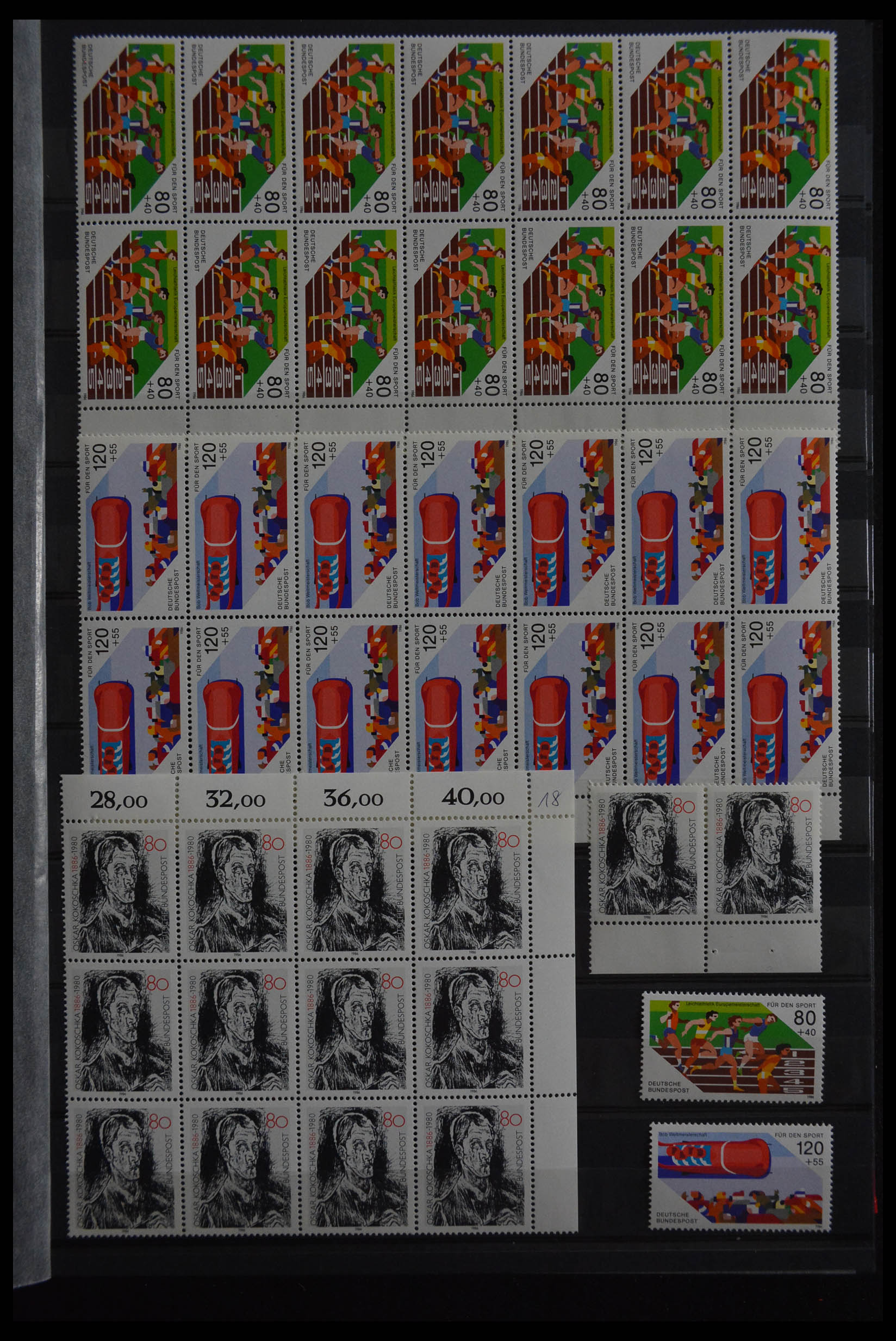 28379 143 - 28379 Bundespost 1958-2000 postfrisse stock.