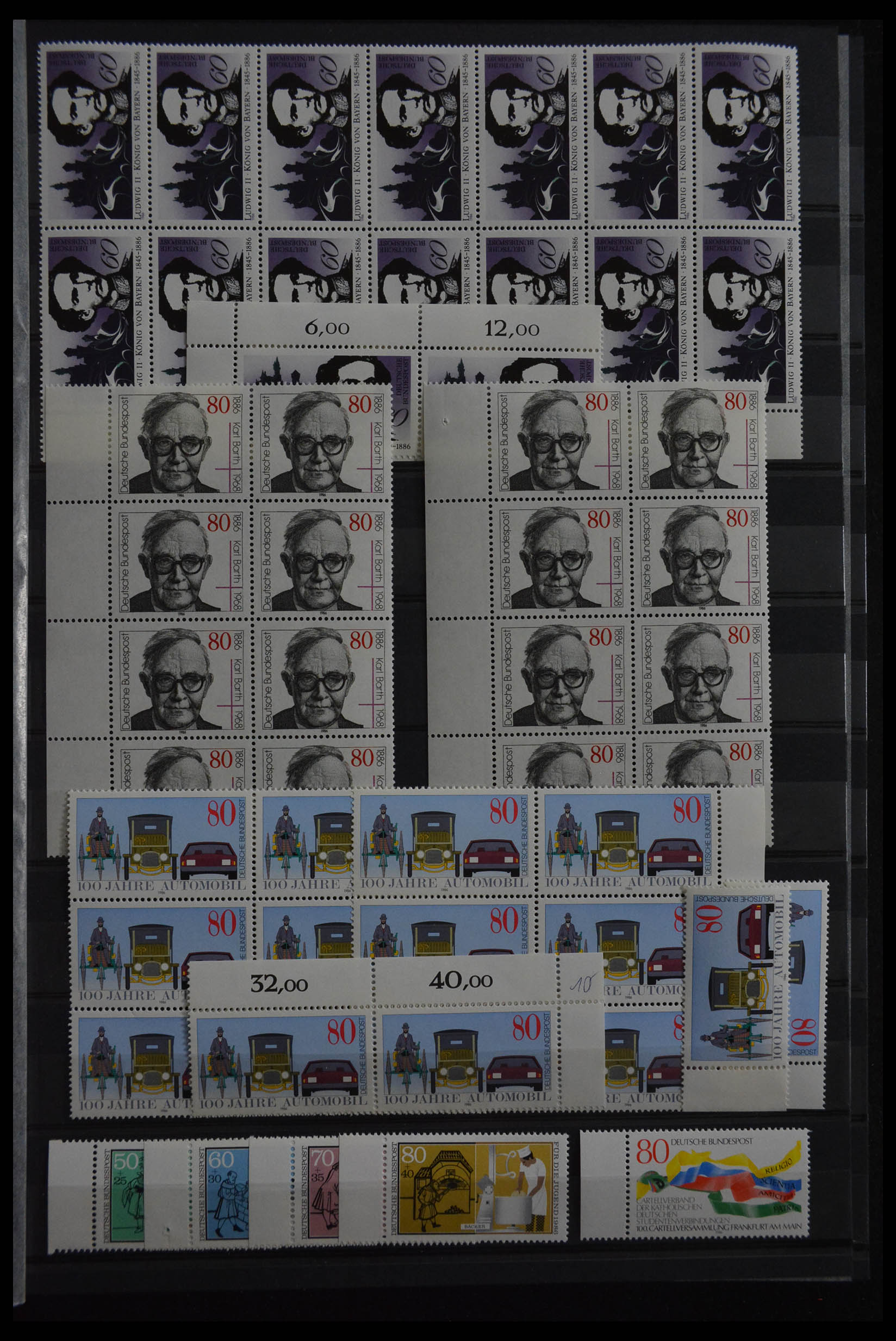 28379 145 - 28379 Bundespost 1958-2000 postfrisse stock.