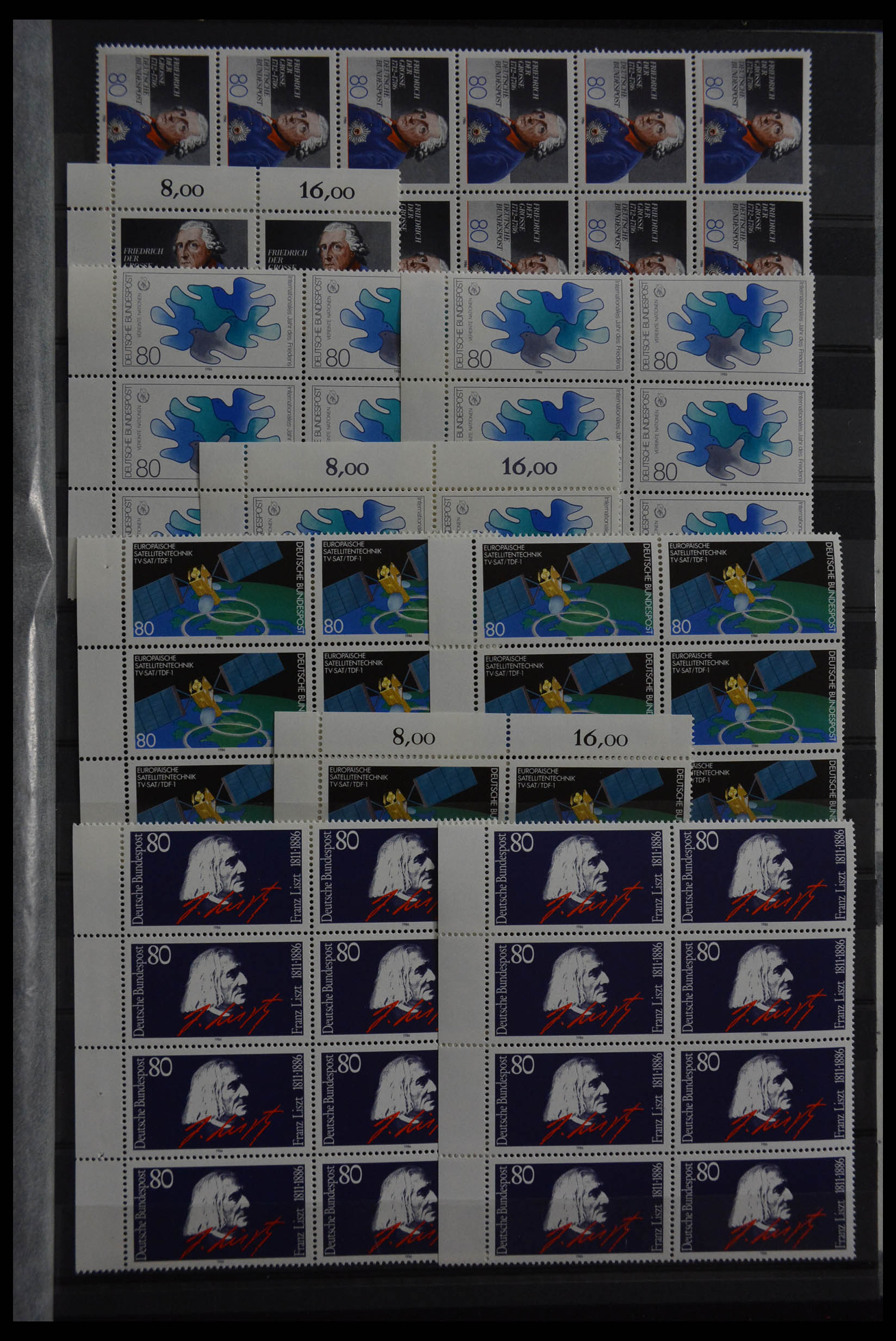 28379 149 - 28379 Bundespost 1958-2000 postfrisse stock.