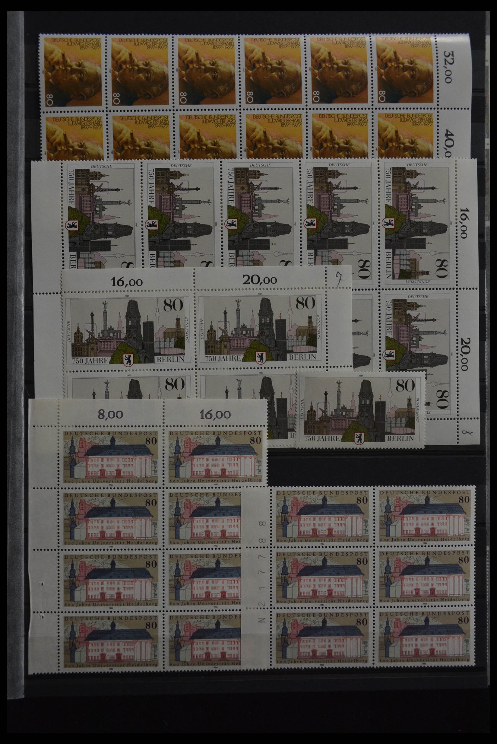 28379 151 - 28379 Bundespost 1958-2000 postfrisse stock.