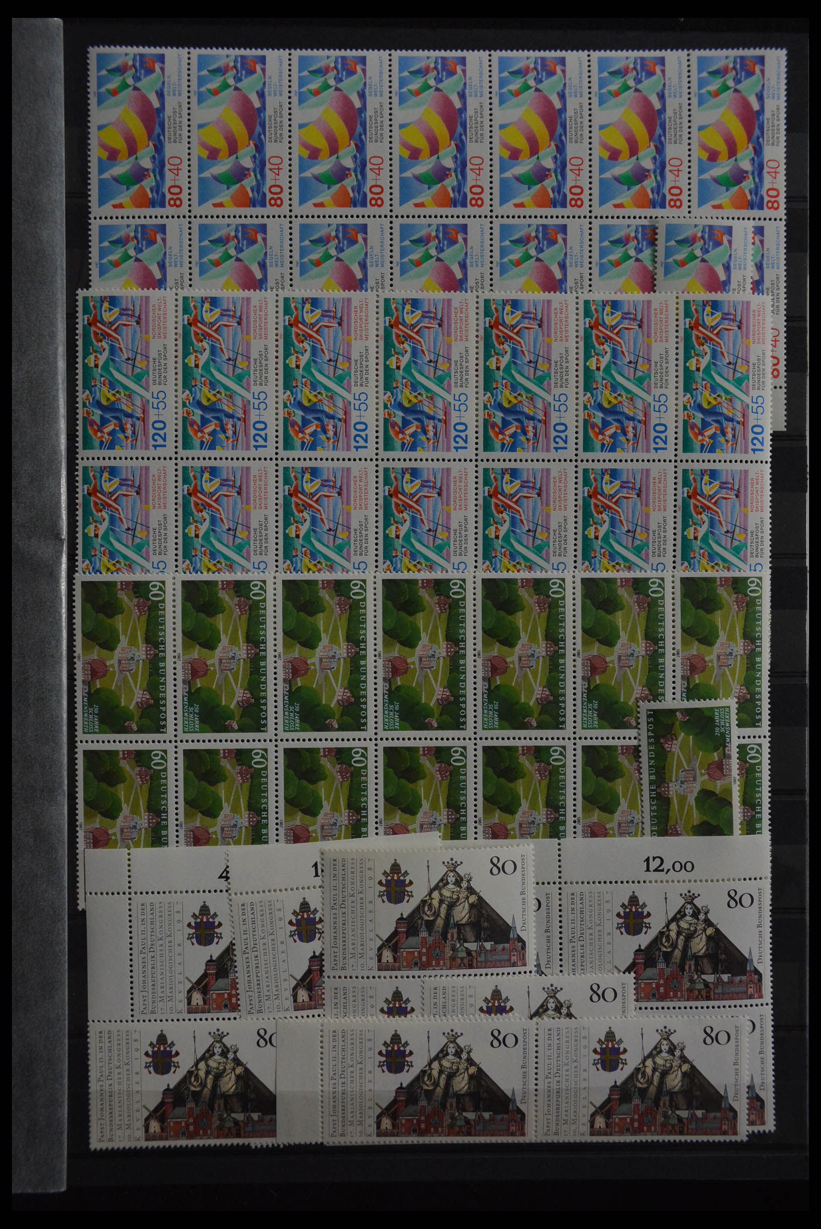 28379 155 - 28379 Bundespost 1958-2000 postfrisse stock.