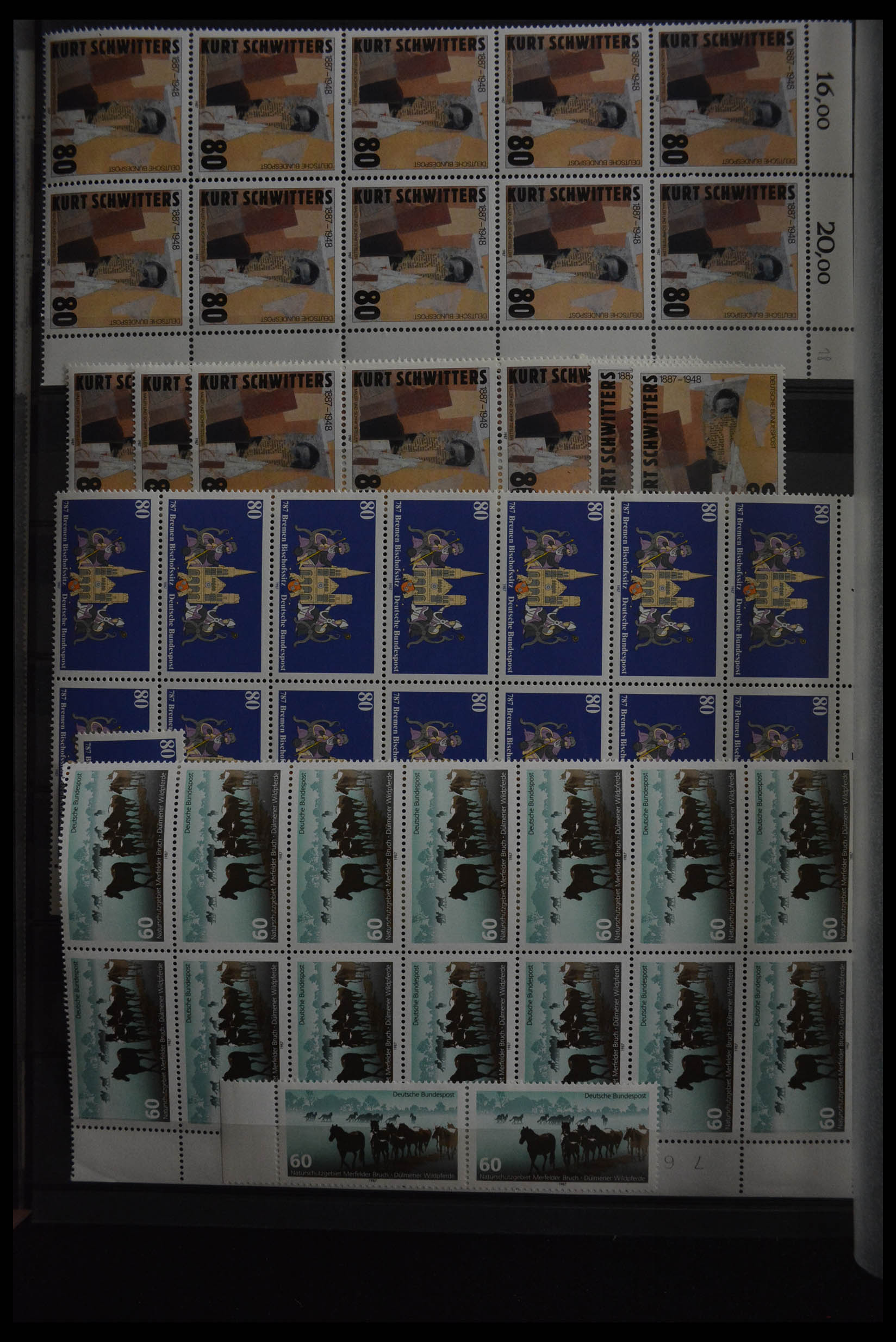 28379 156 - 28379 Bundespost 1958-2000 postfrisse stock.