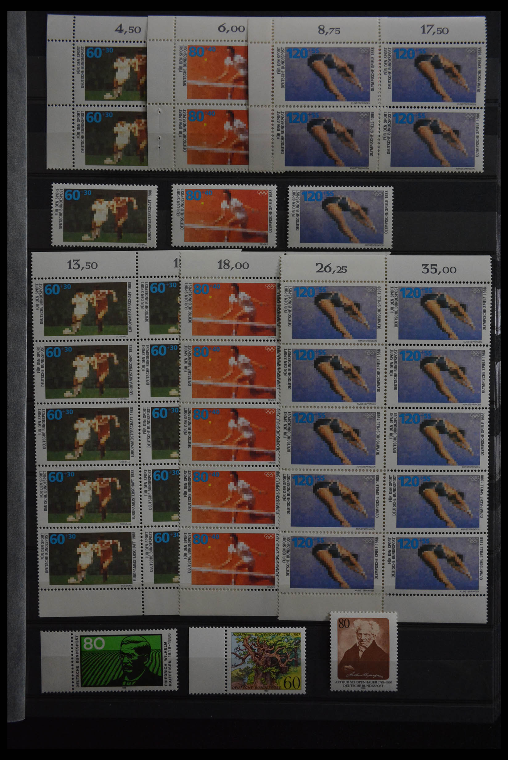 28379 163 - 28379 Bundespost 1958-2000 postfrisse stock.