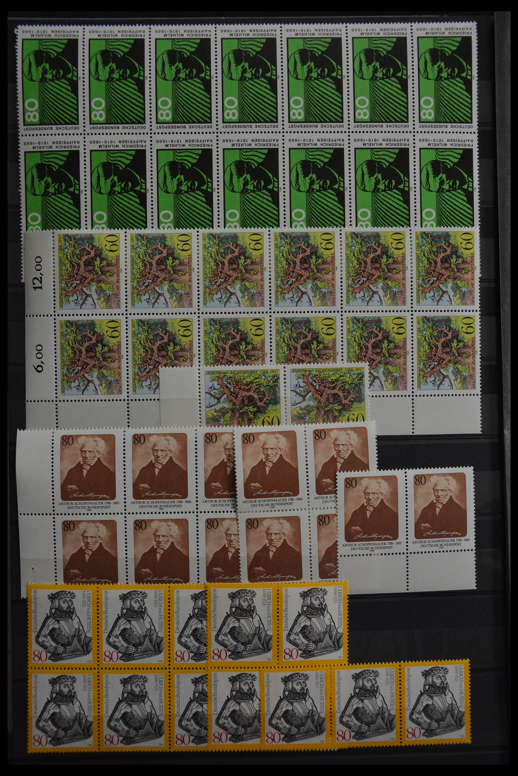 28379 164 - 28379 Bundespost 1958-2000 postfrisse stock.