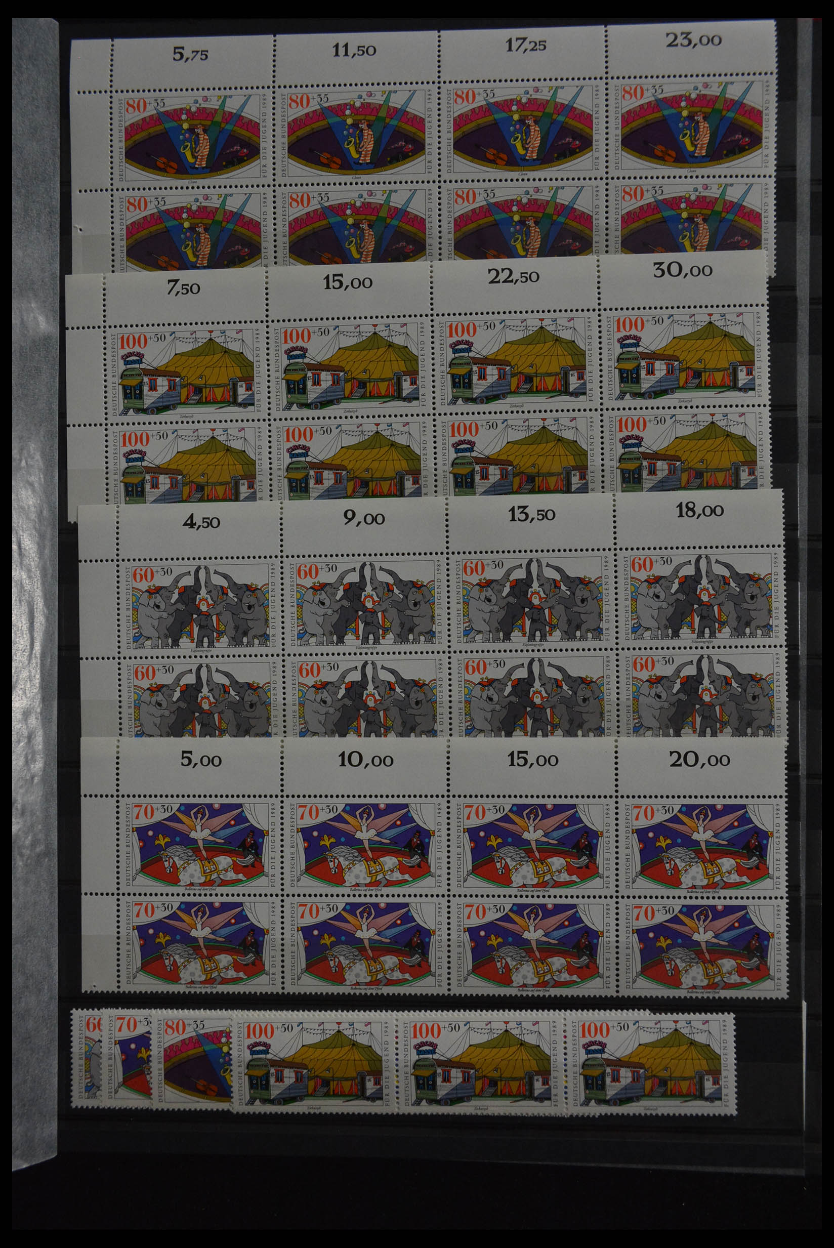 28379 175 - 28379 Bundespost 1958-2000 postfrisse stock.