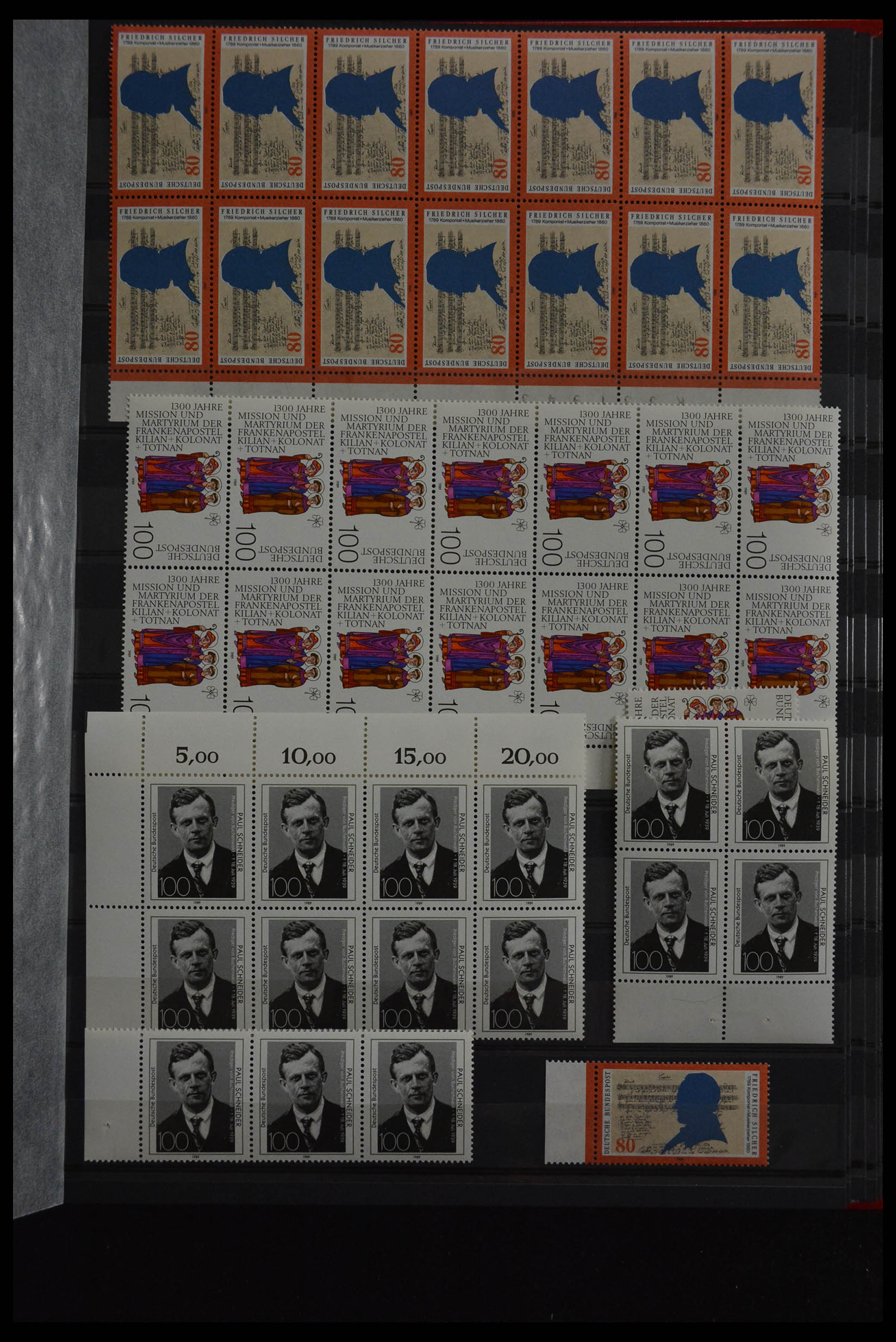28379 179 - 28379 Bundespost 1958-2000 postfrisse stock.