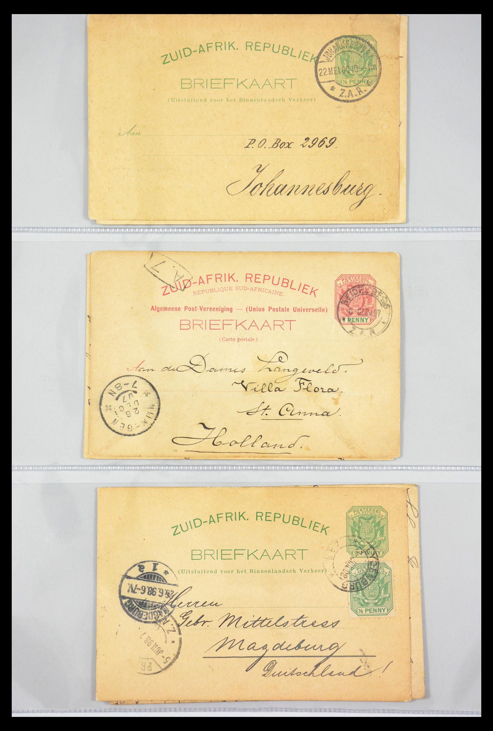 29115 557 - 29115 Zuid Afrika en gebieden 1880-1960.