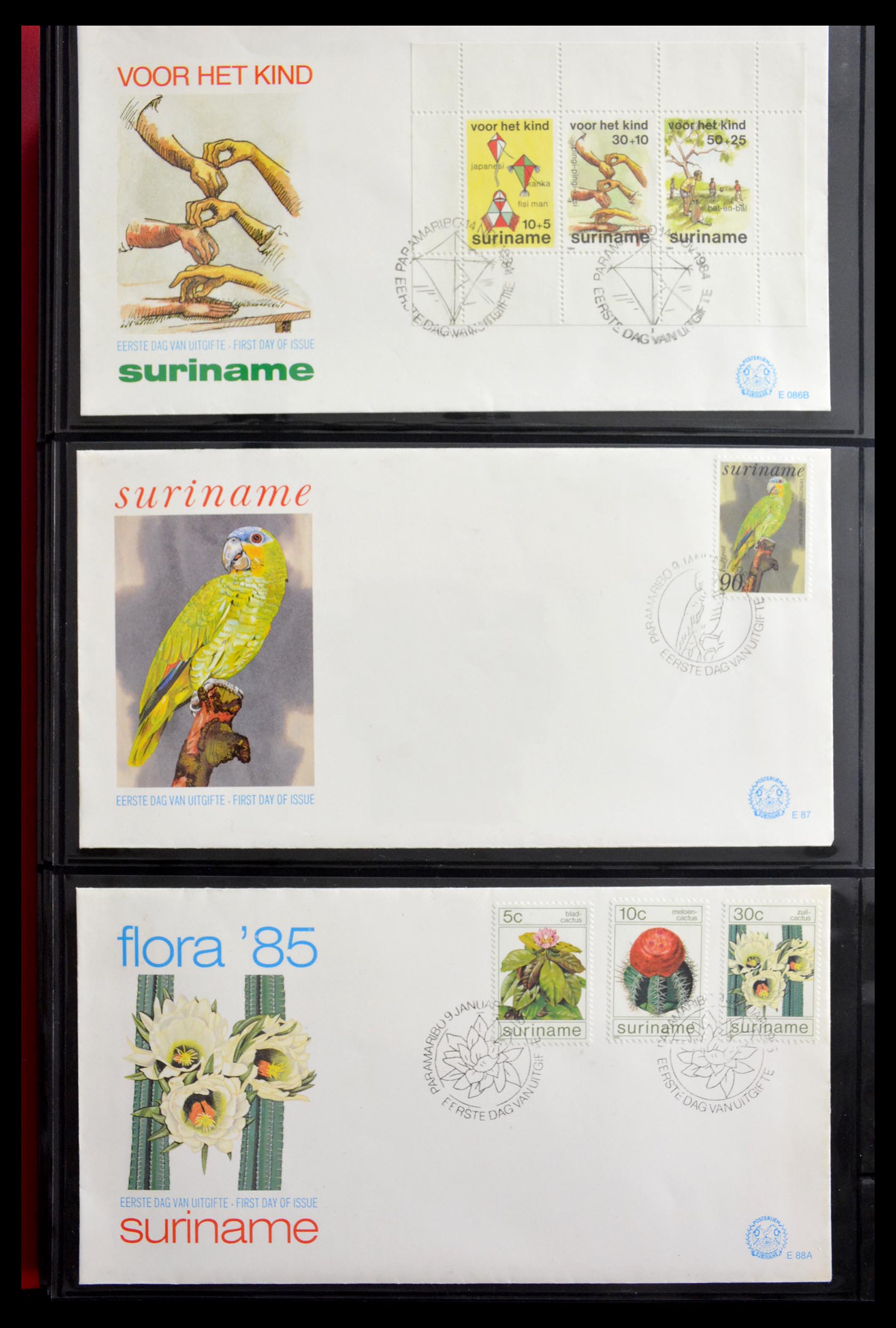 29235 088 - 29235 Surinam FDC's 1960-2006.