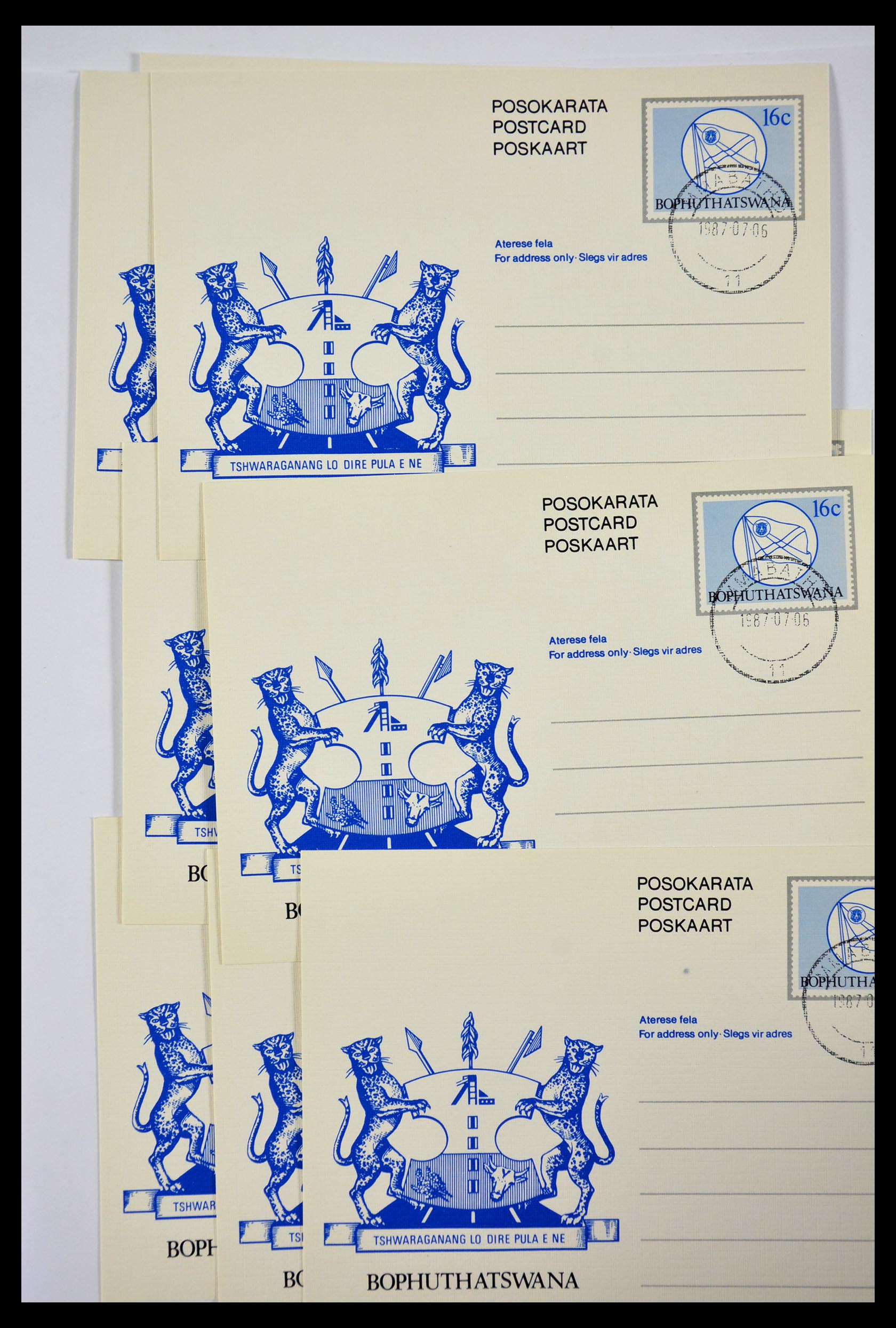 29356 437 - 29356 Zuid Afrika thuislanden fdc's 1979-1991.