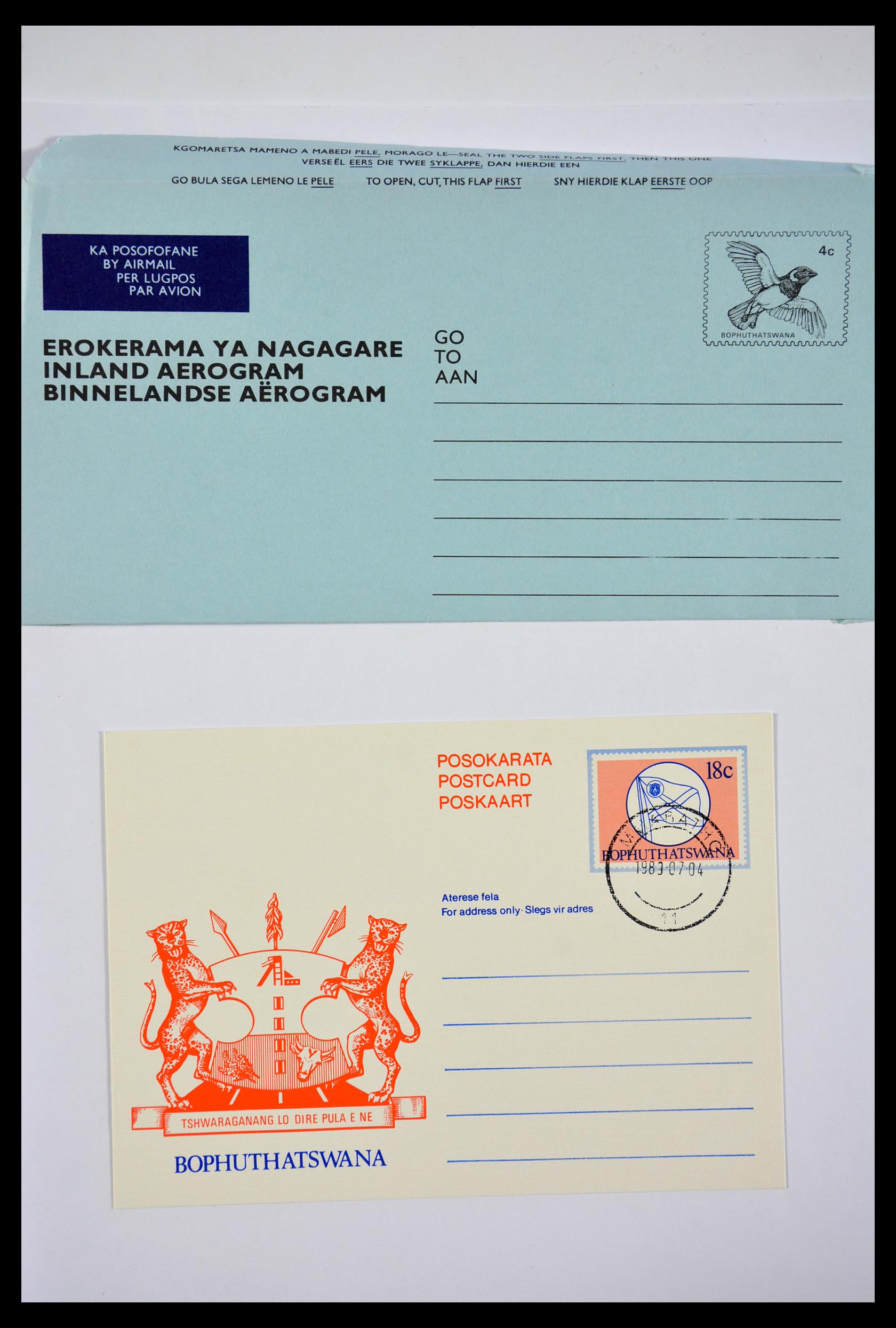 29356 439 - 29356 Zuid Afrika thuislanden fdc's 1979-1991.