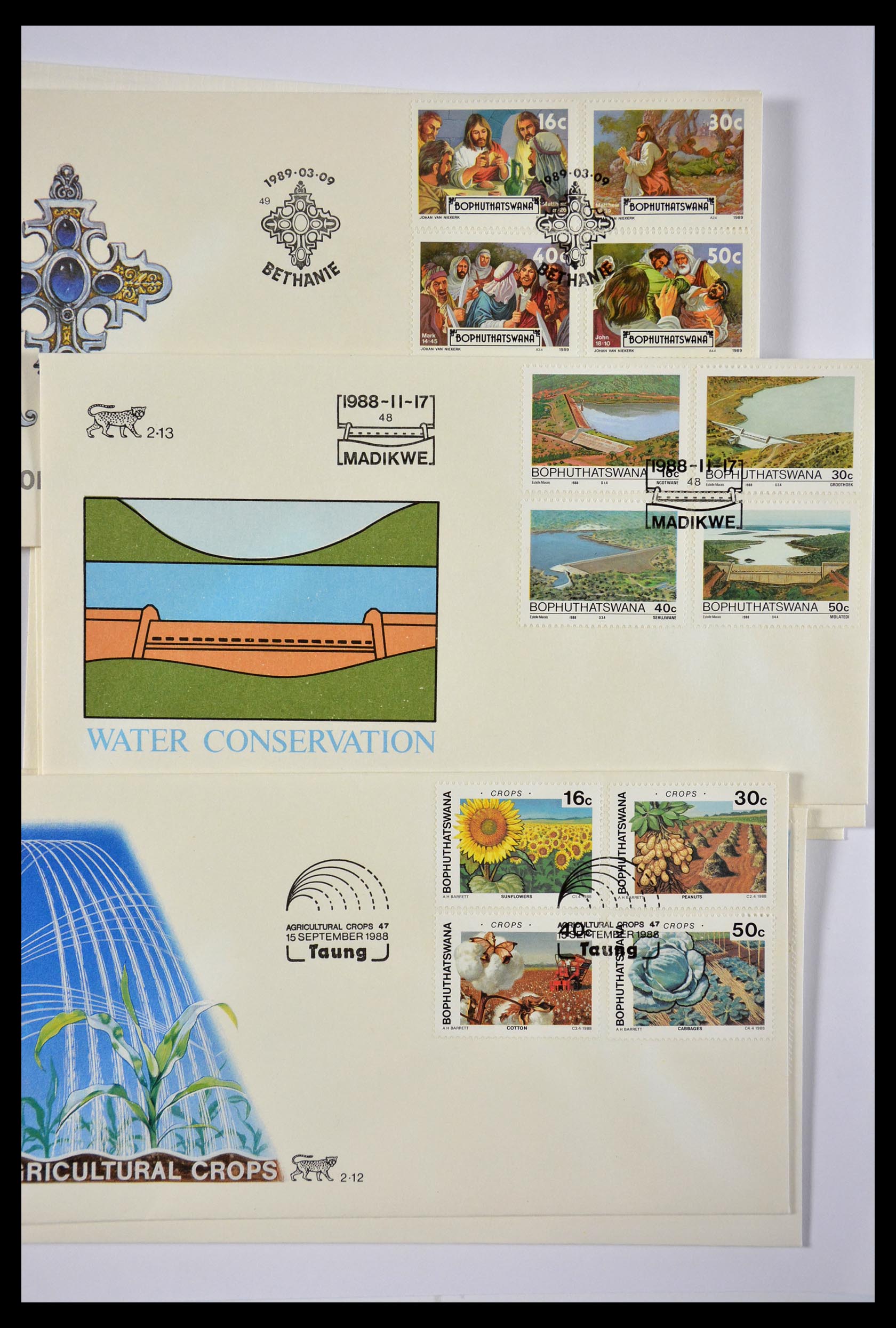 29356 486 - 29356 Zuid Afrika thuislanden fdc's 1979-1991.