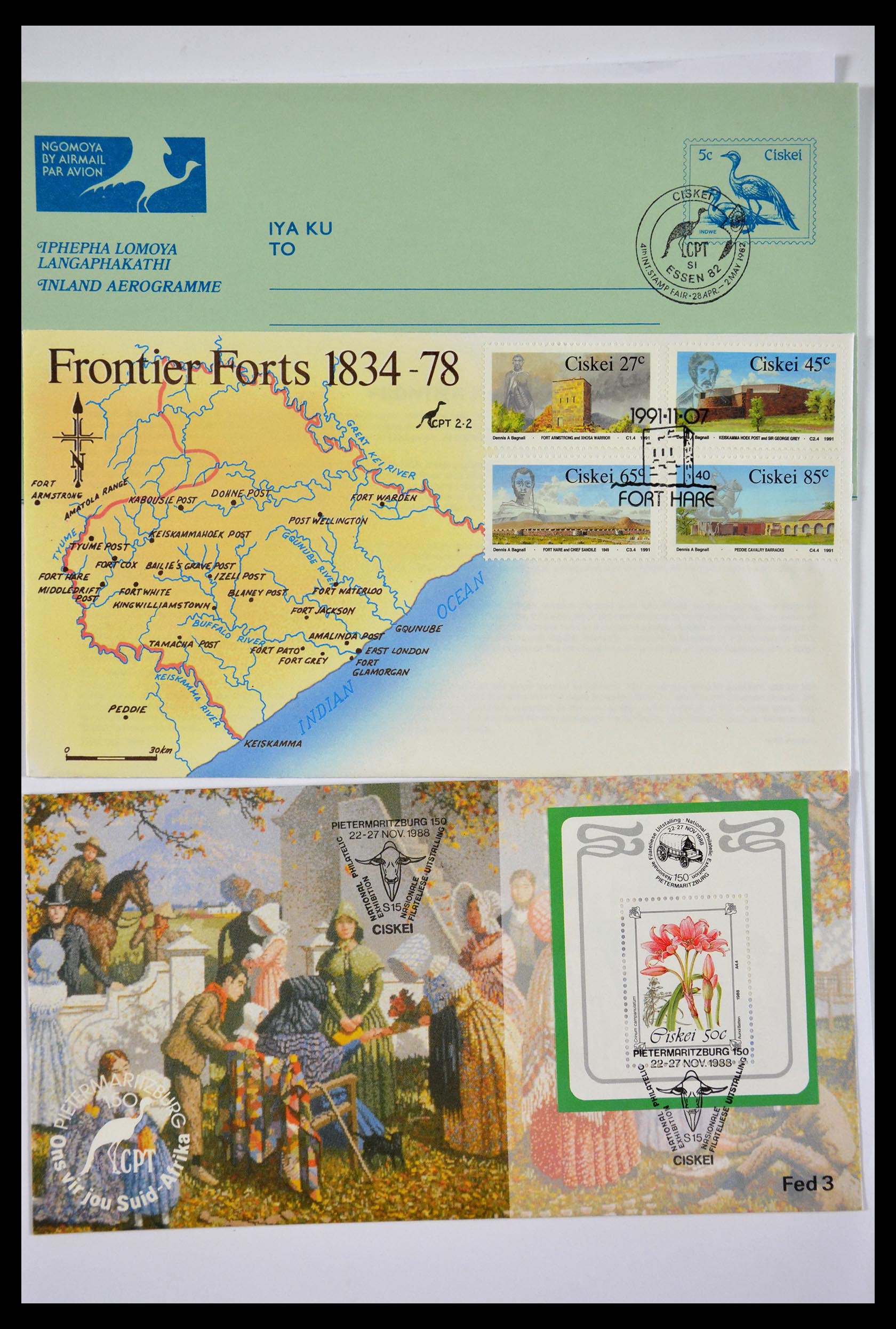 29356 502 - 29356 Zuid Afrika thuislanden fdc's 1979-1991.