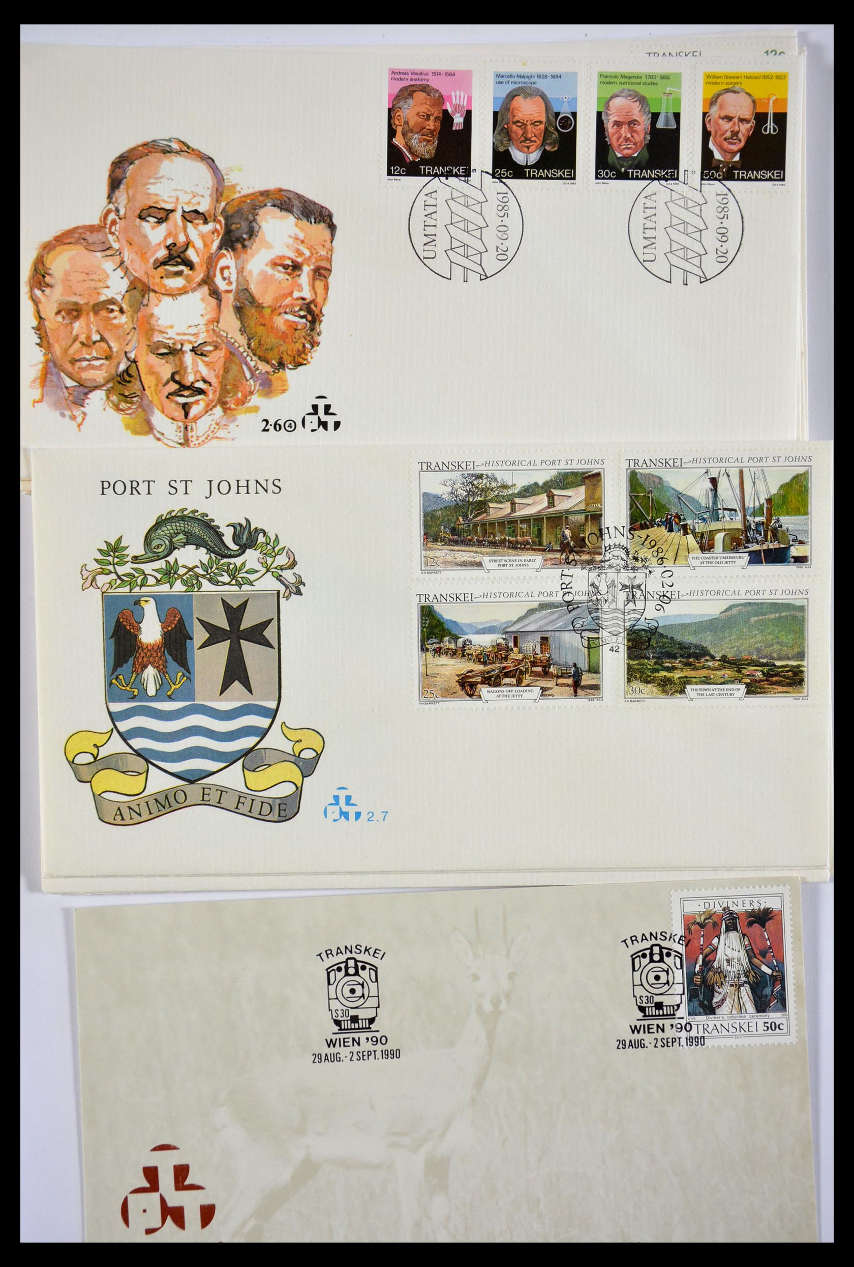 29356 533 - 29356 Zuid Afrika thuislanden fdc's 1979-1991.