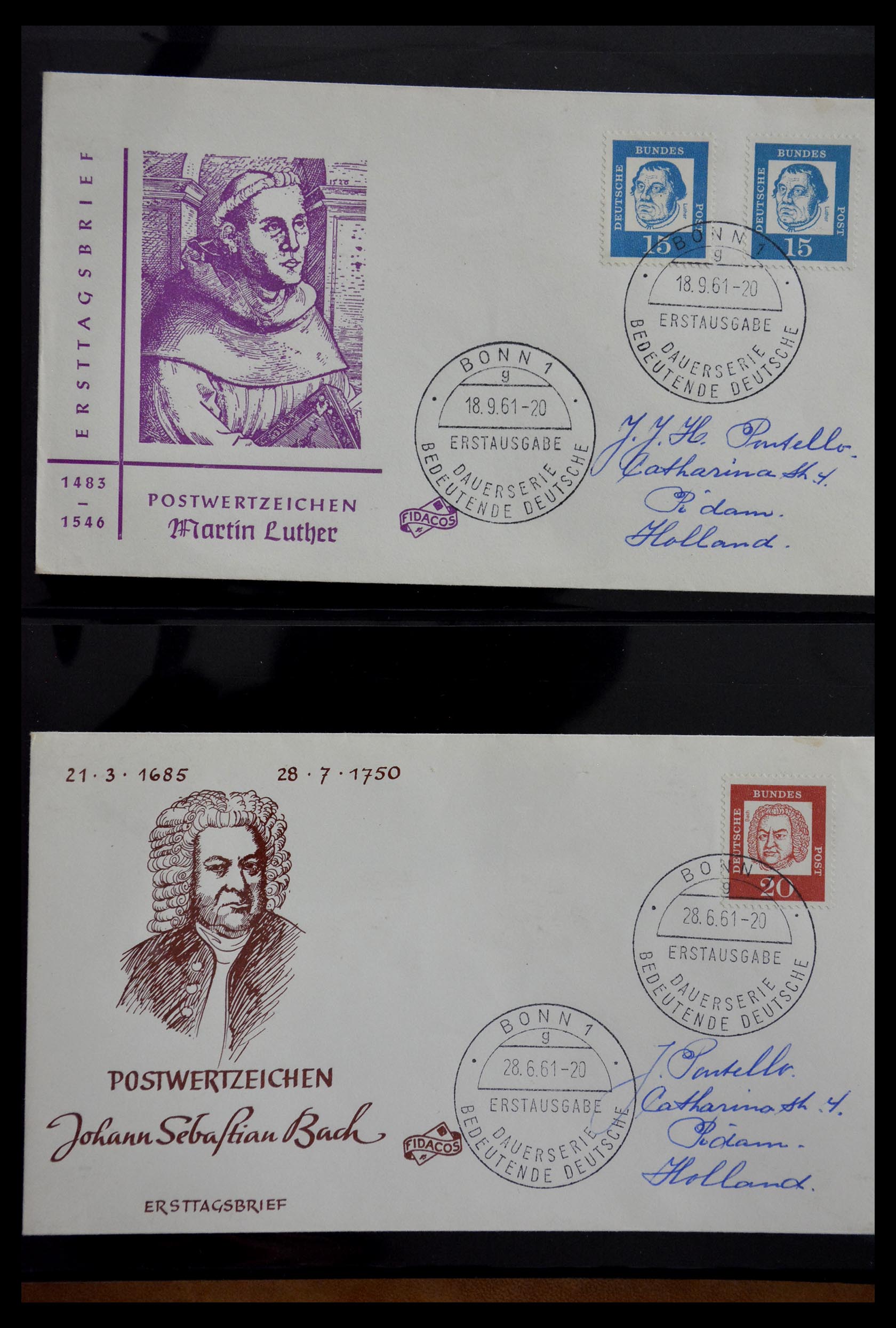29382 022 - 29382 Duitsland brieven en FDC's 1936-1965.