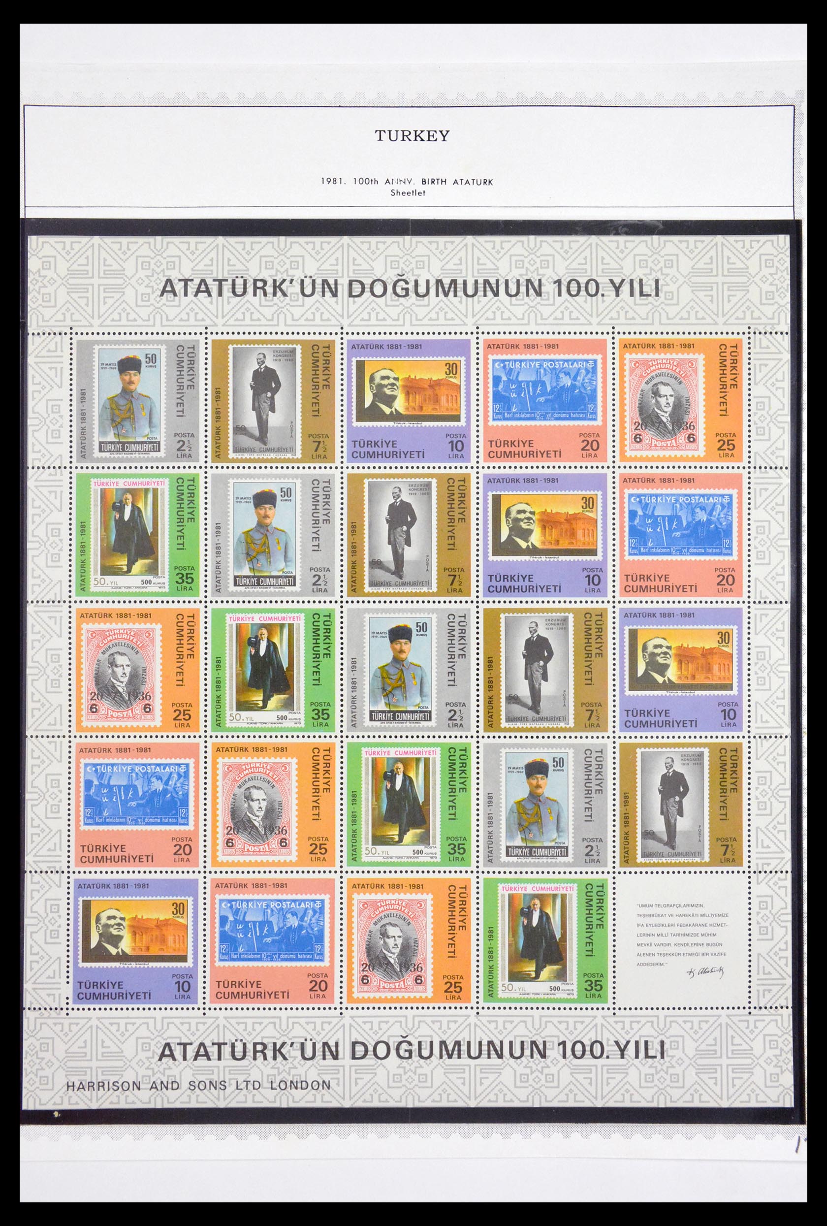 29601 222 - 29601 Turkije 1863-2003.