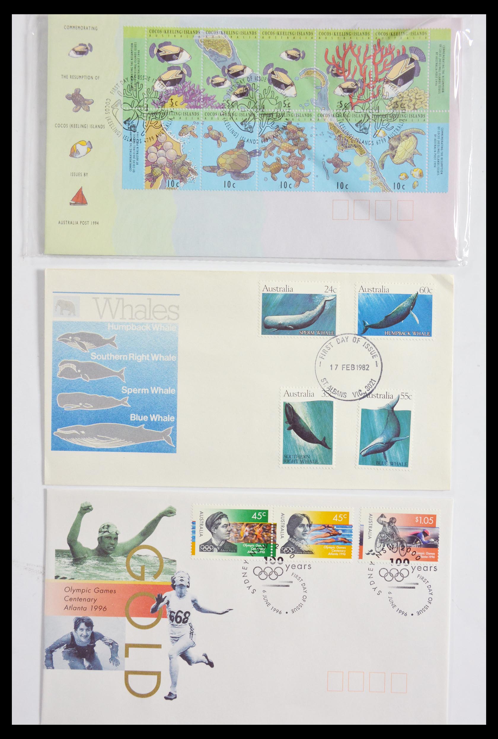 29611 142 - 29611 Australia FDC's 1954-2004.