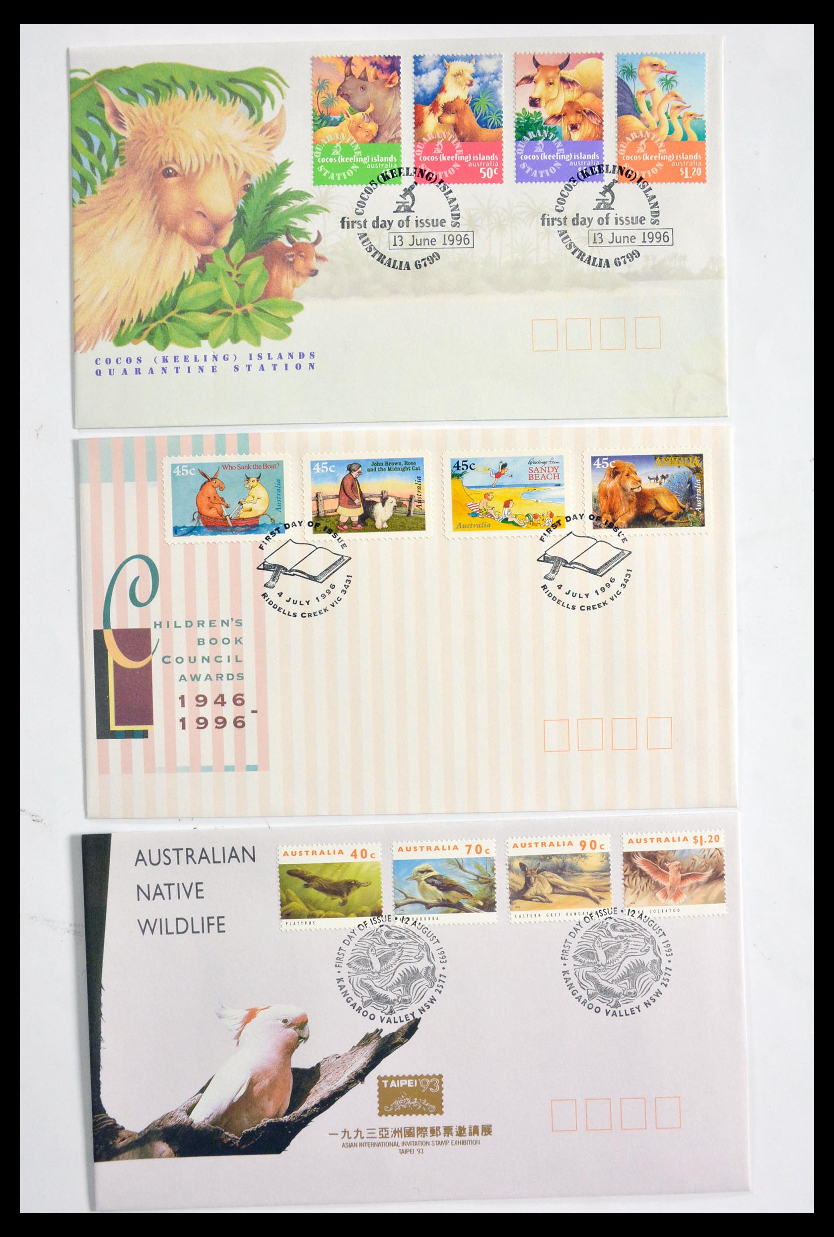 29611 143 - 29611 Australia FDC's 1954-2004.