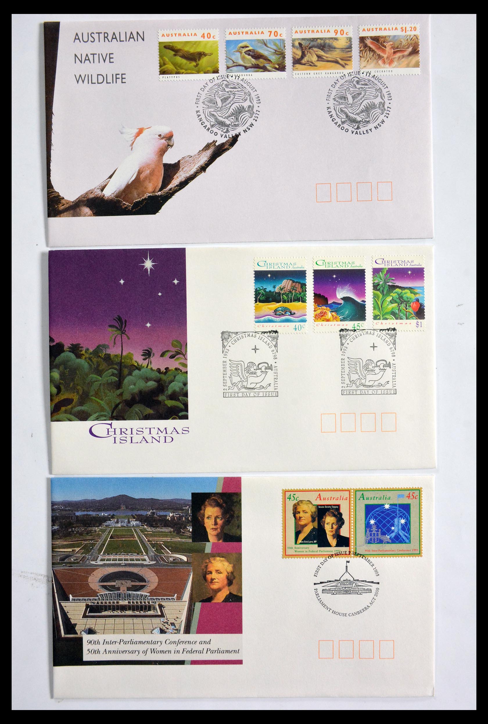 29611 144 - 29611 Australia FDC's 1954-2004.