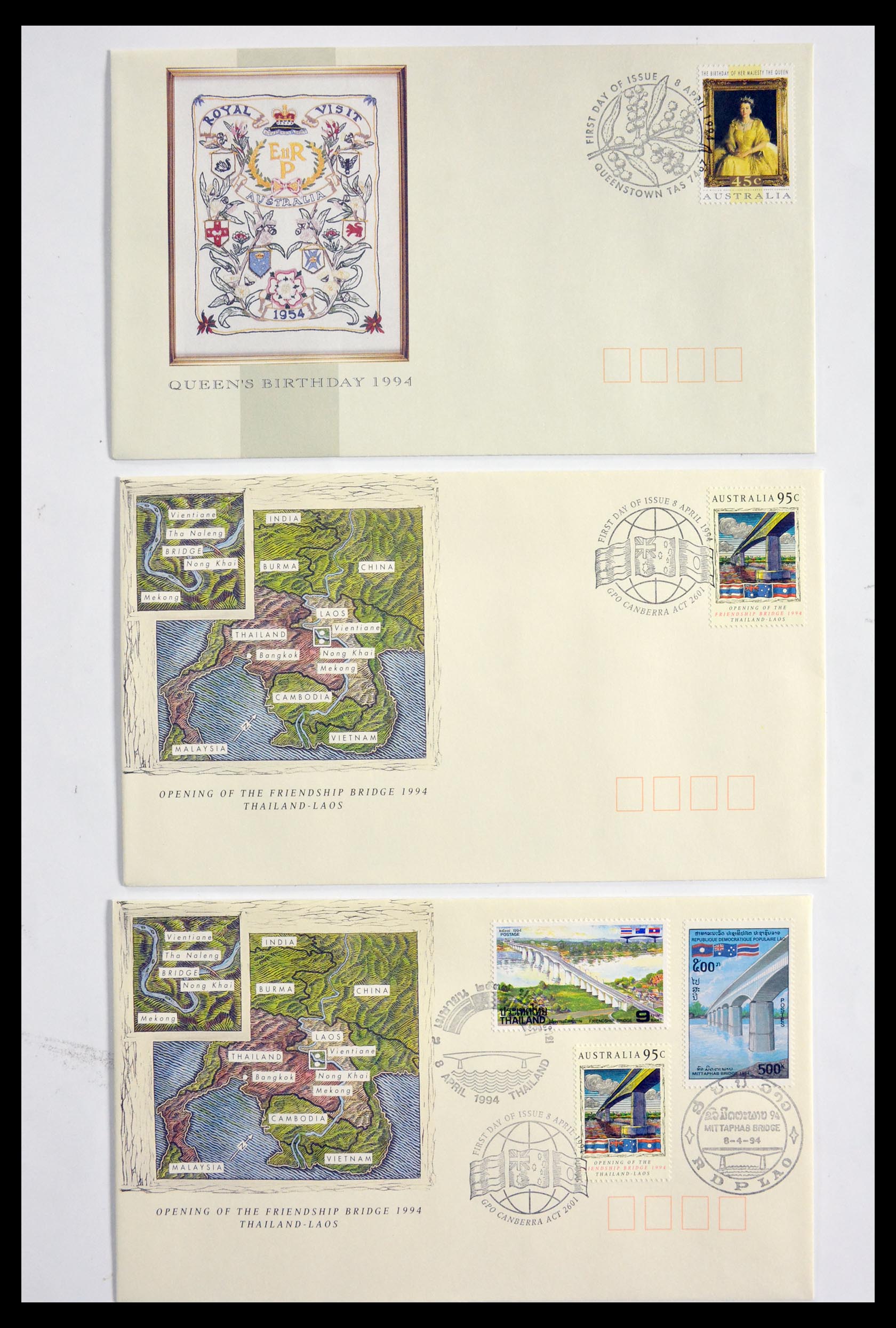 29611 151 - 29611 Australia FDC's 1954-2004.