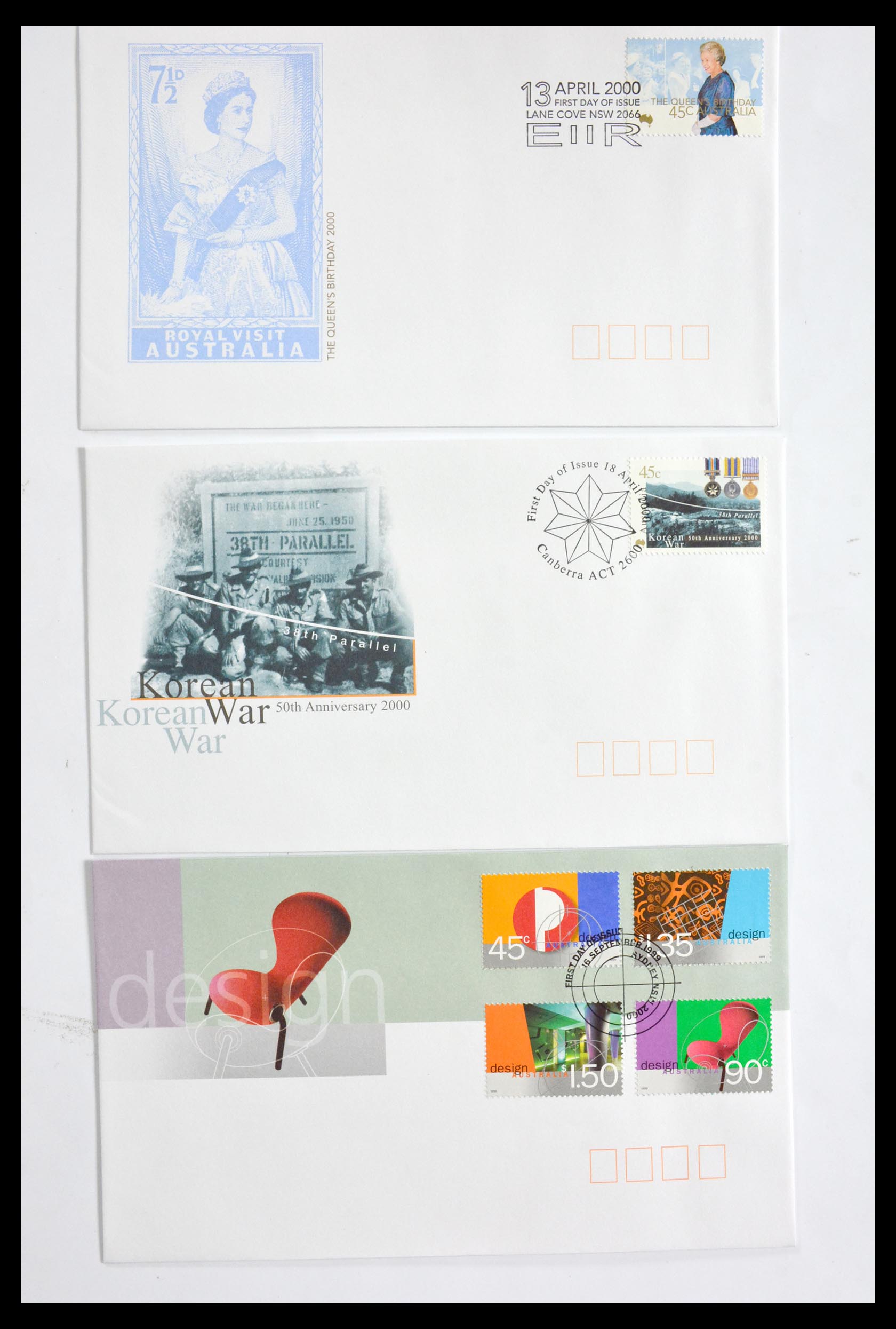 29611 160 - 29611 Australia FDC's 1954-2004.