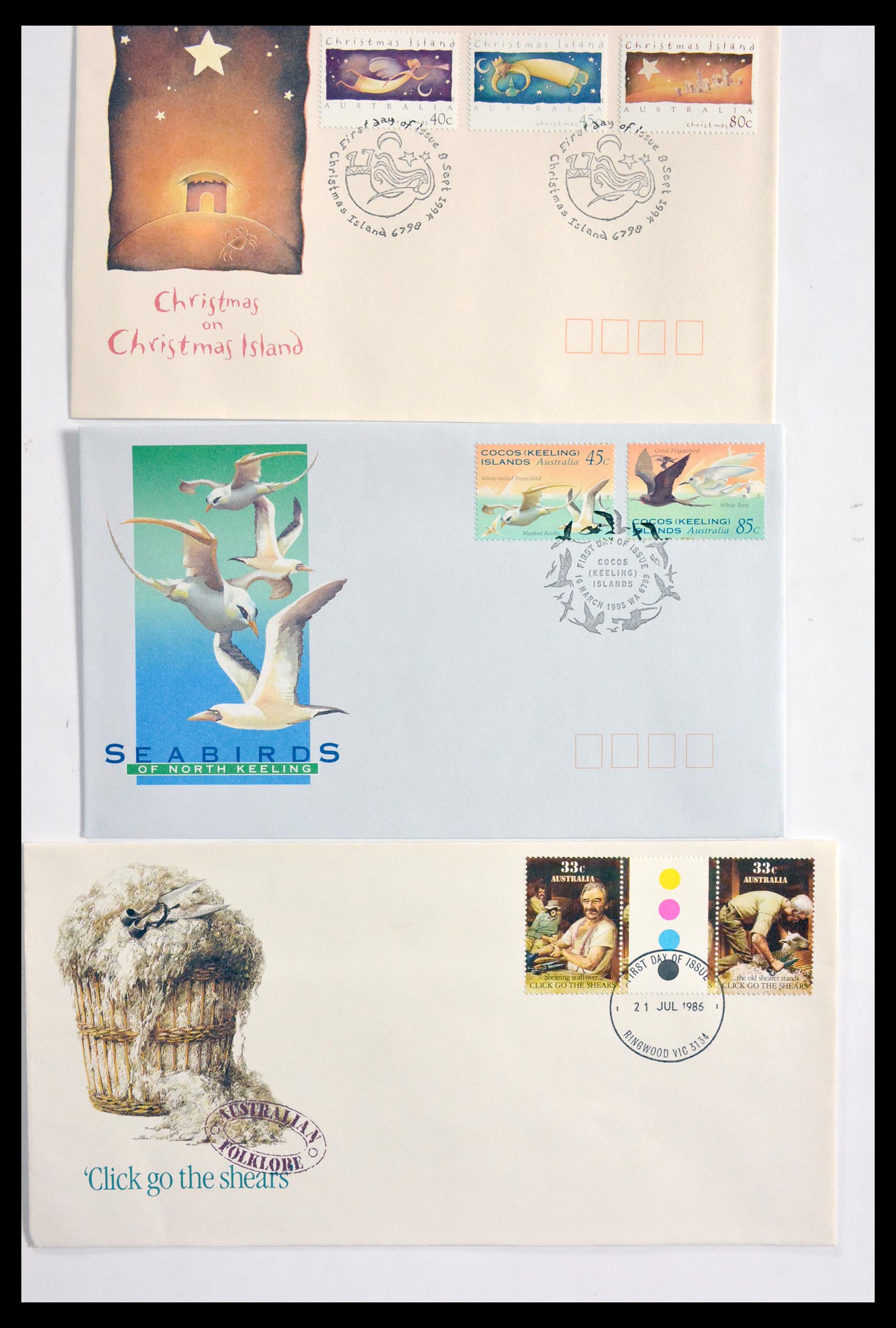 29611 186 - 29611 Australia FDC's 1954-2004.