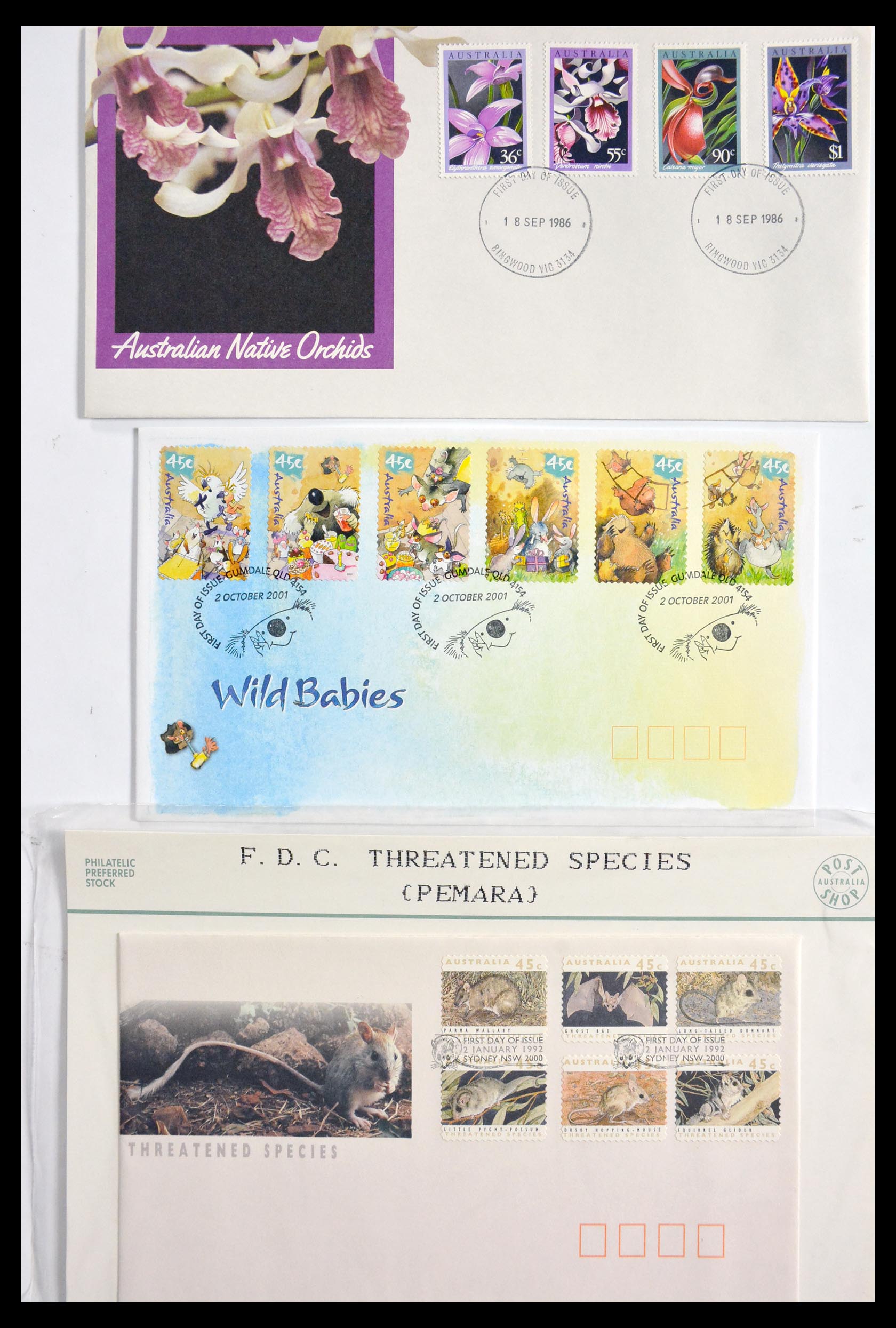 29611 191 - 29611 Australia FDC's 1954-2004.