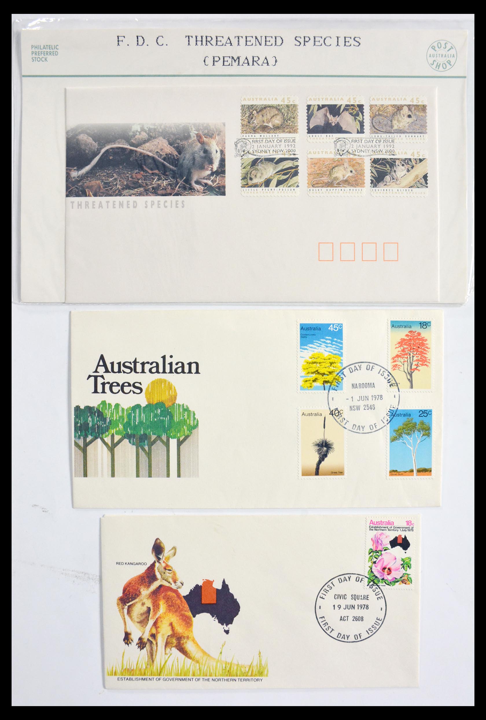 29611 192 - 29611 Australia FDC's 1954-2004.