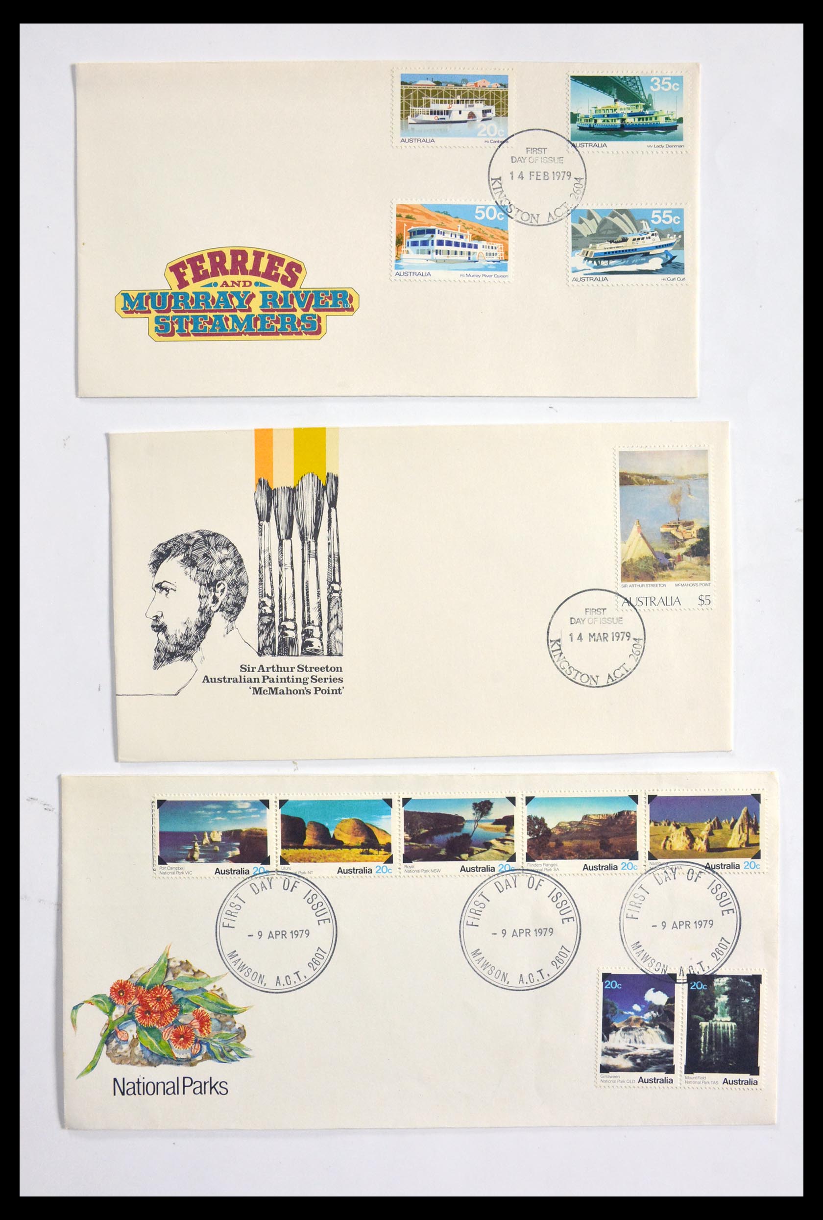 29611 197 - 29611 Australia FDC's 1954-2004.