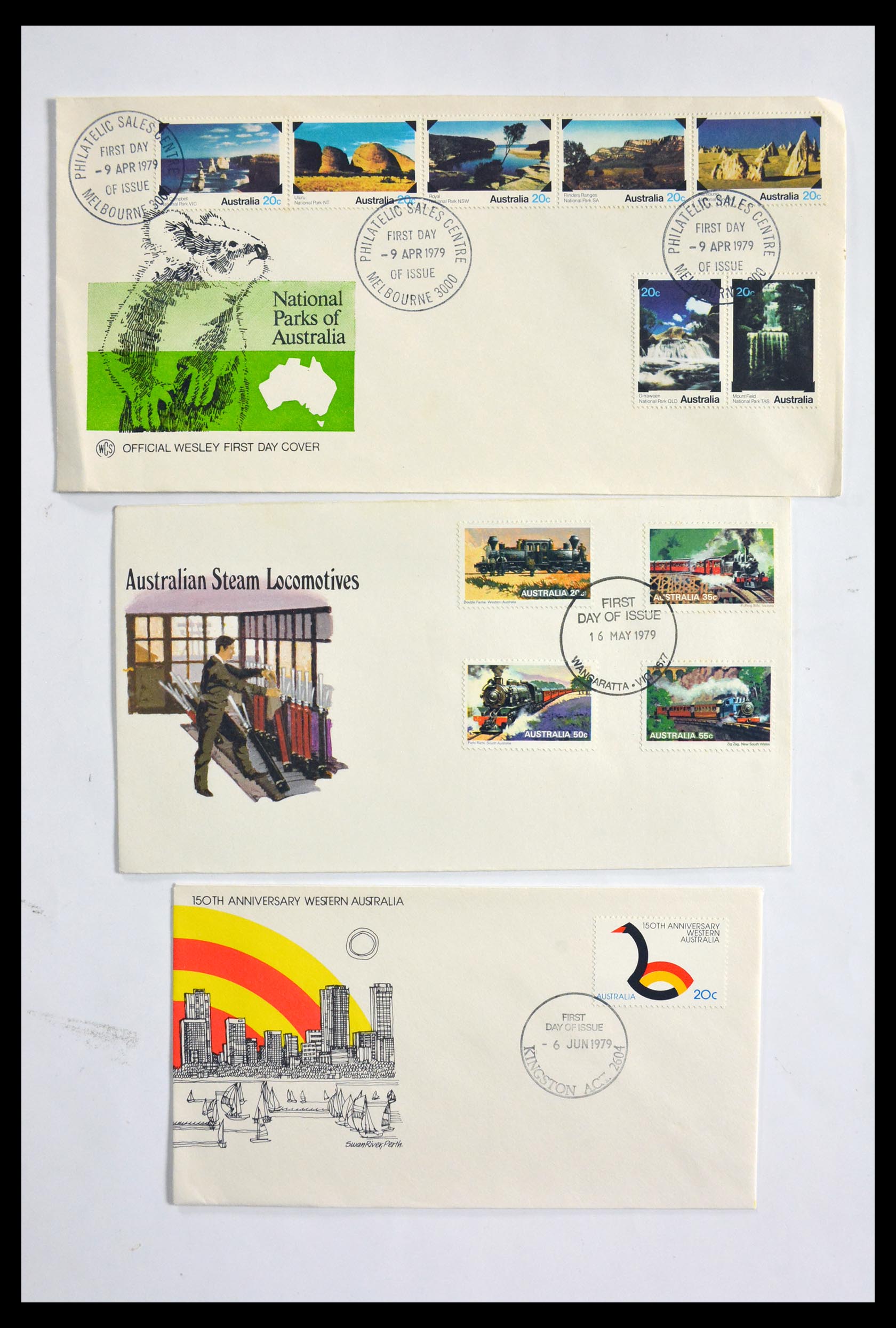 29611 198 - 29611 Australia FDC's 1954-2004.