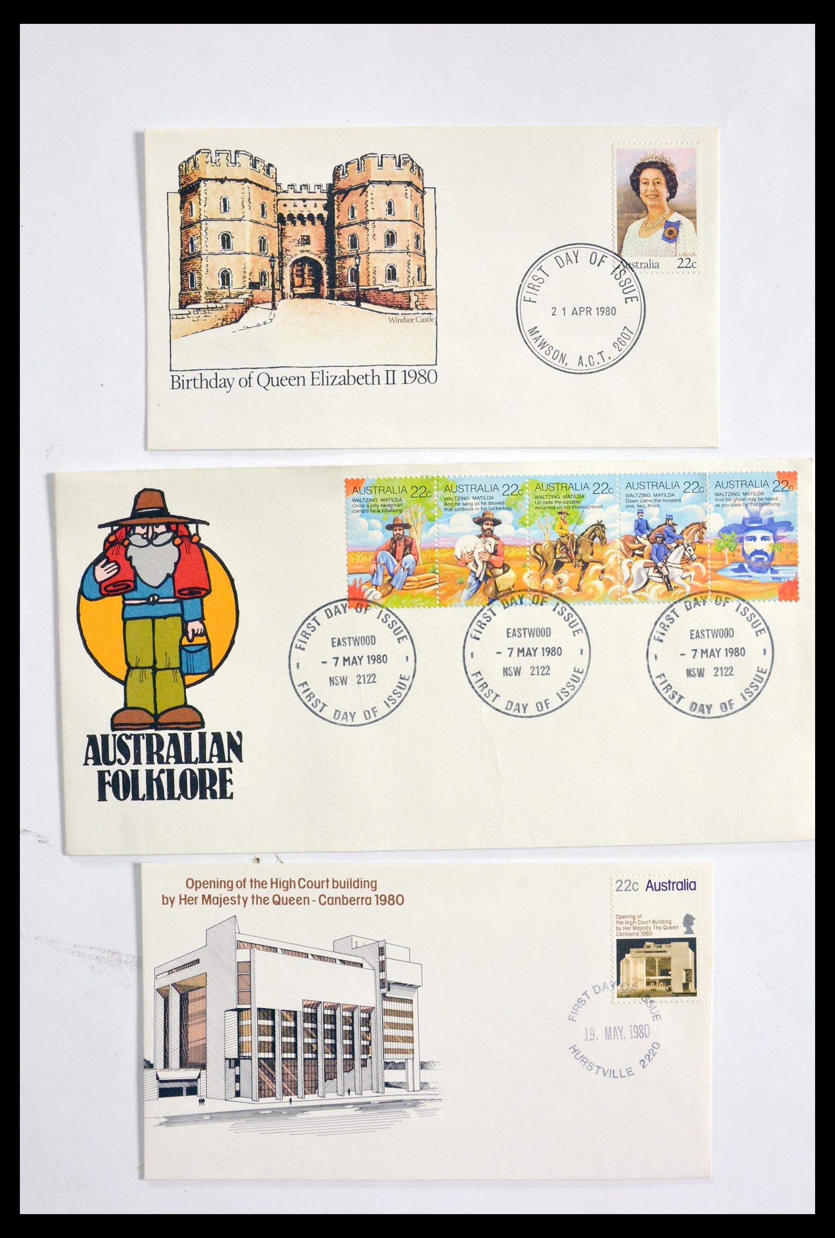 29611 204 - 29611 Australia FDC's 1954-2004.