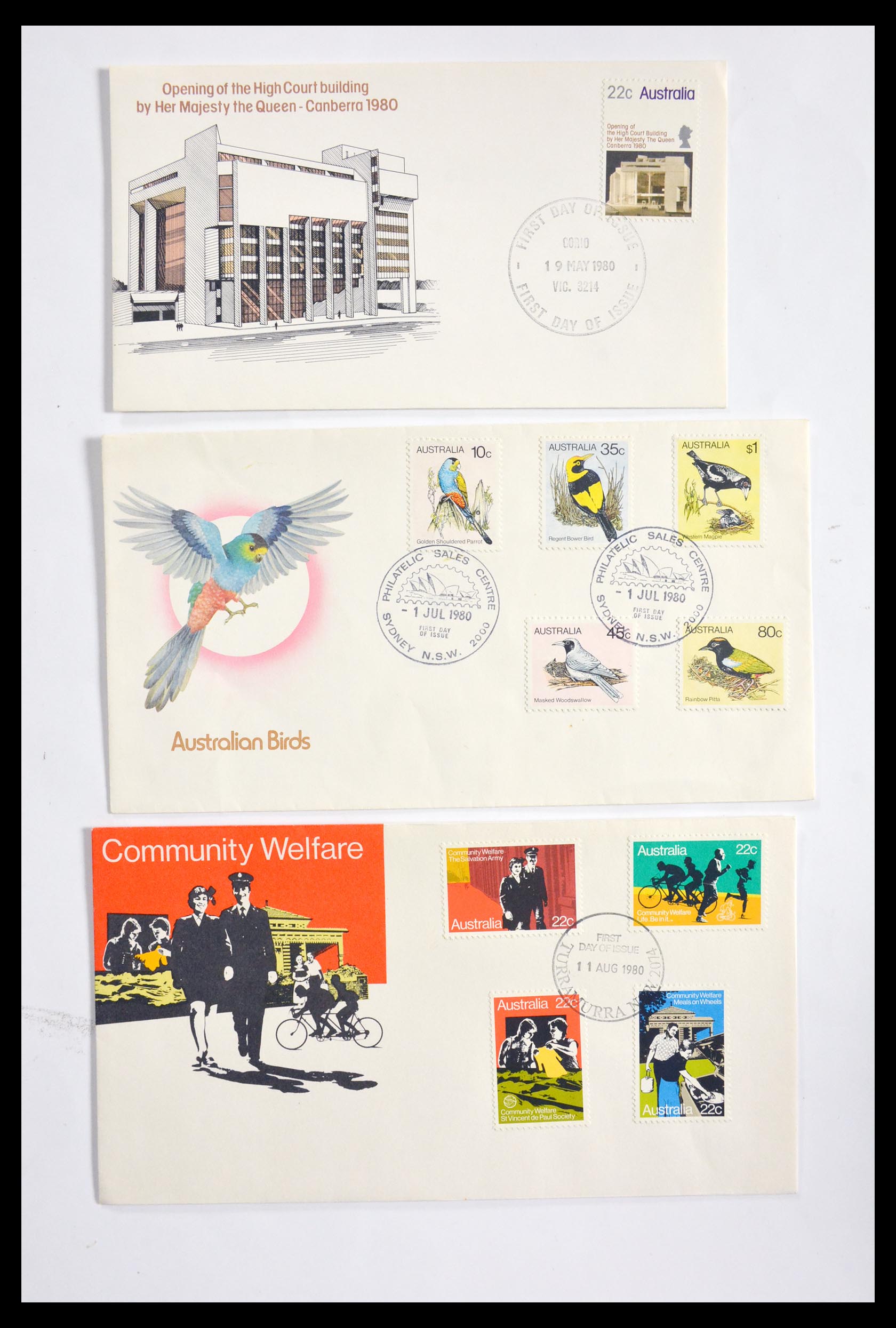 29611 205 - 29611 Australia FDC's 1954-2004.