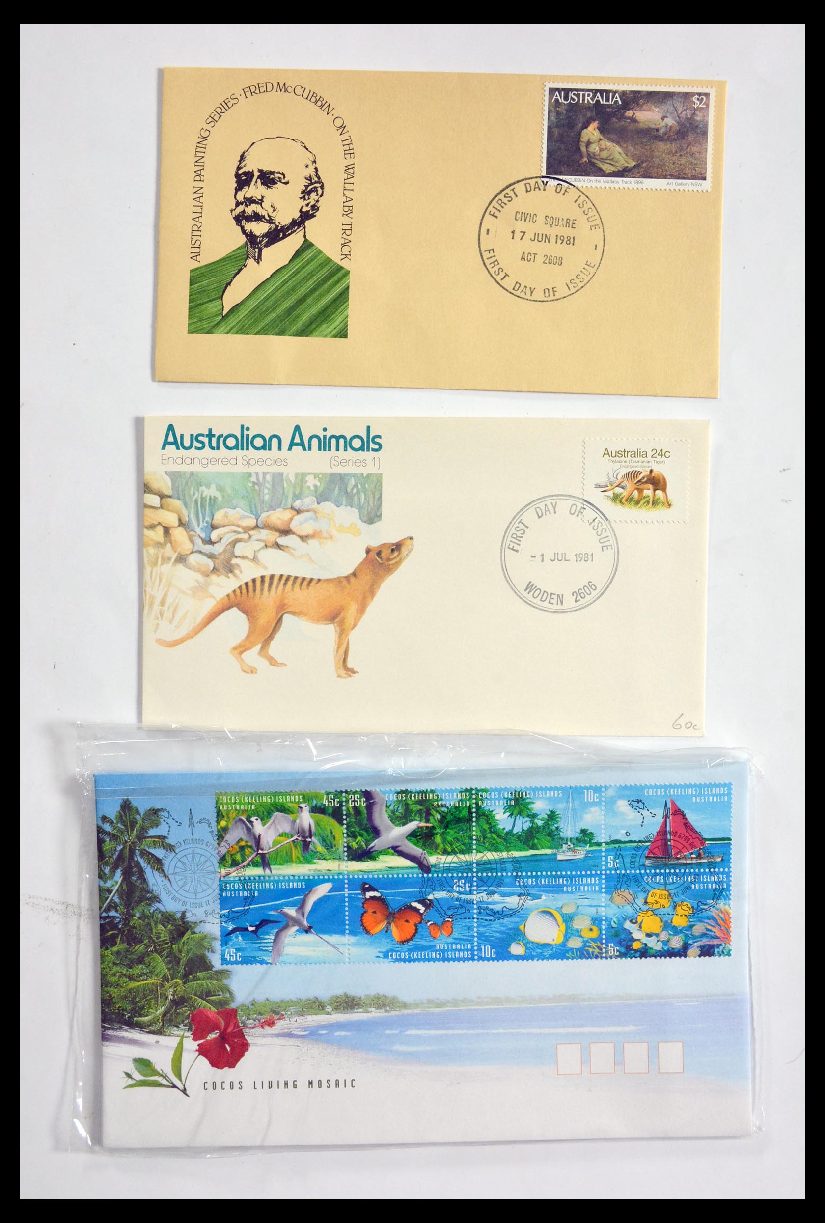 29611 209 - 29611 Australia FDC's 1954-2004.