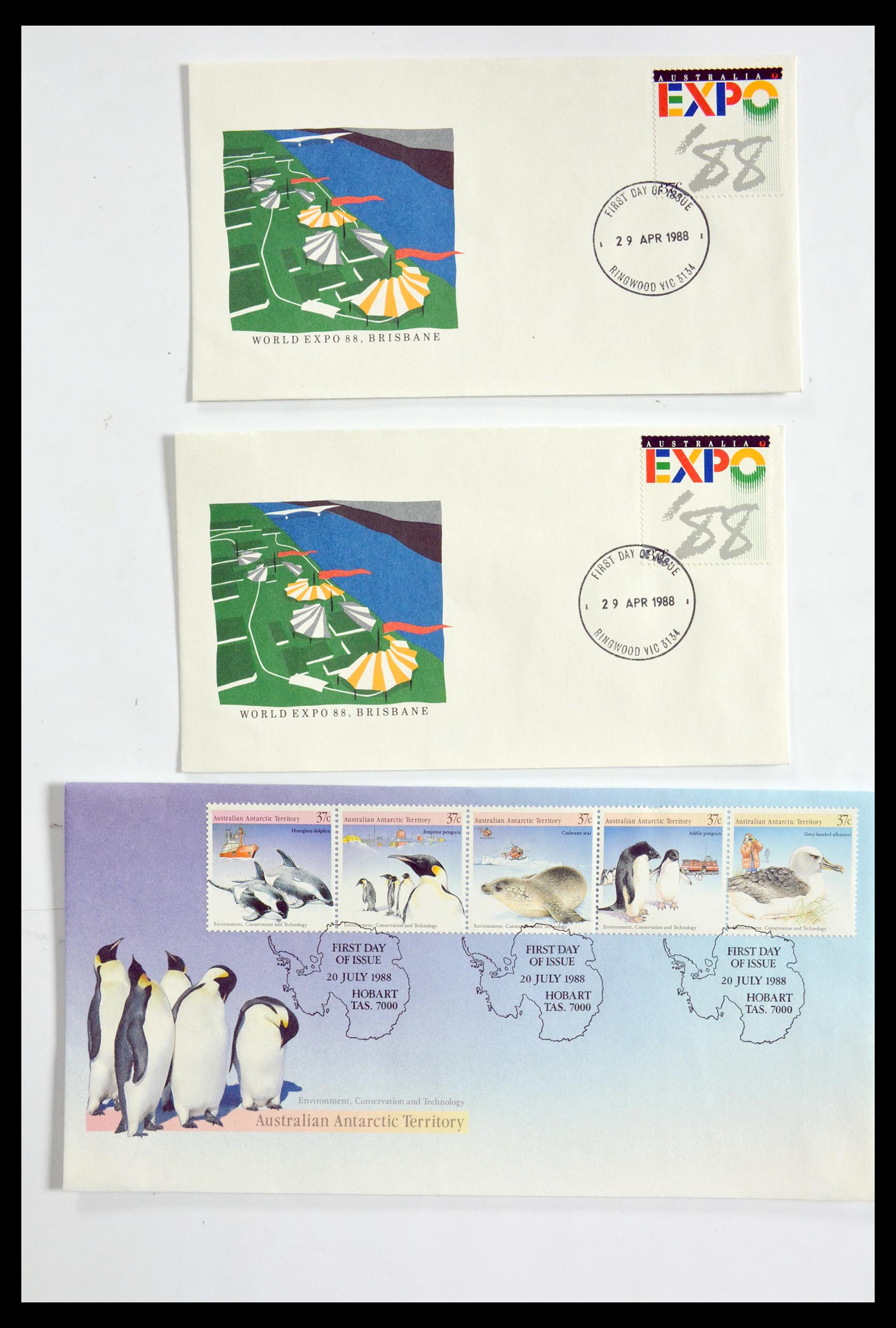 29611 210 - 29611 Australia FDC's 1954-2004.