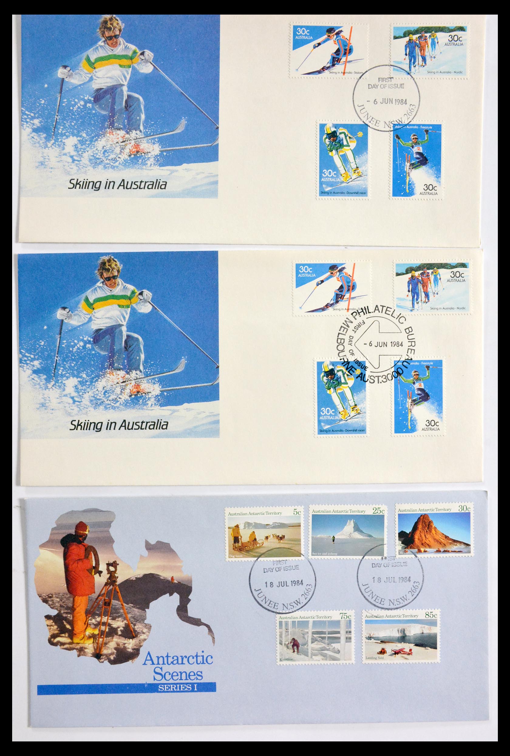 29611 214 - 29611 Australia FDC's 1954-2004.