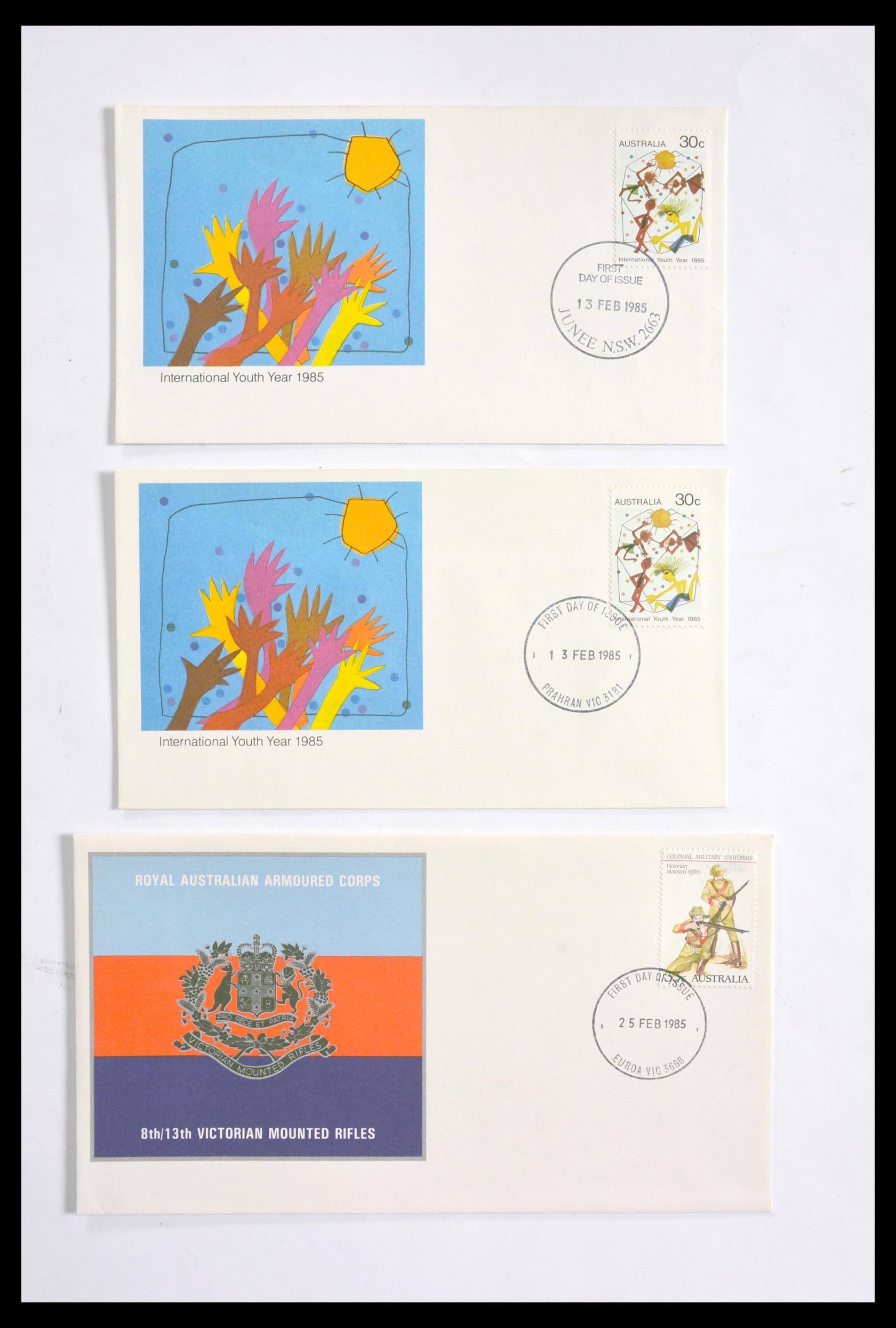 29611 217 - 29611 Australia FDC's 1954-2004.