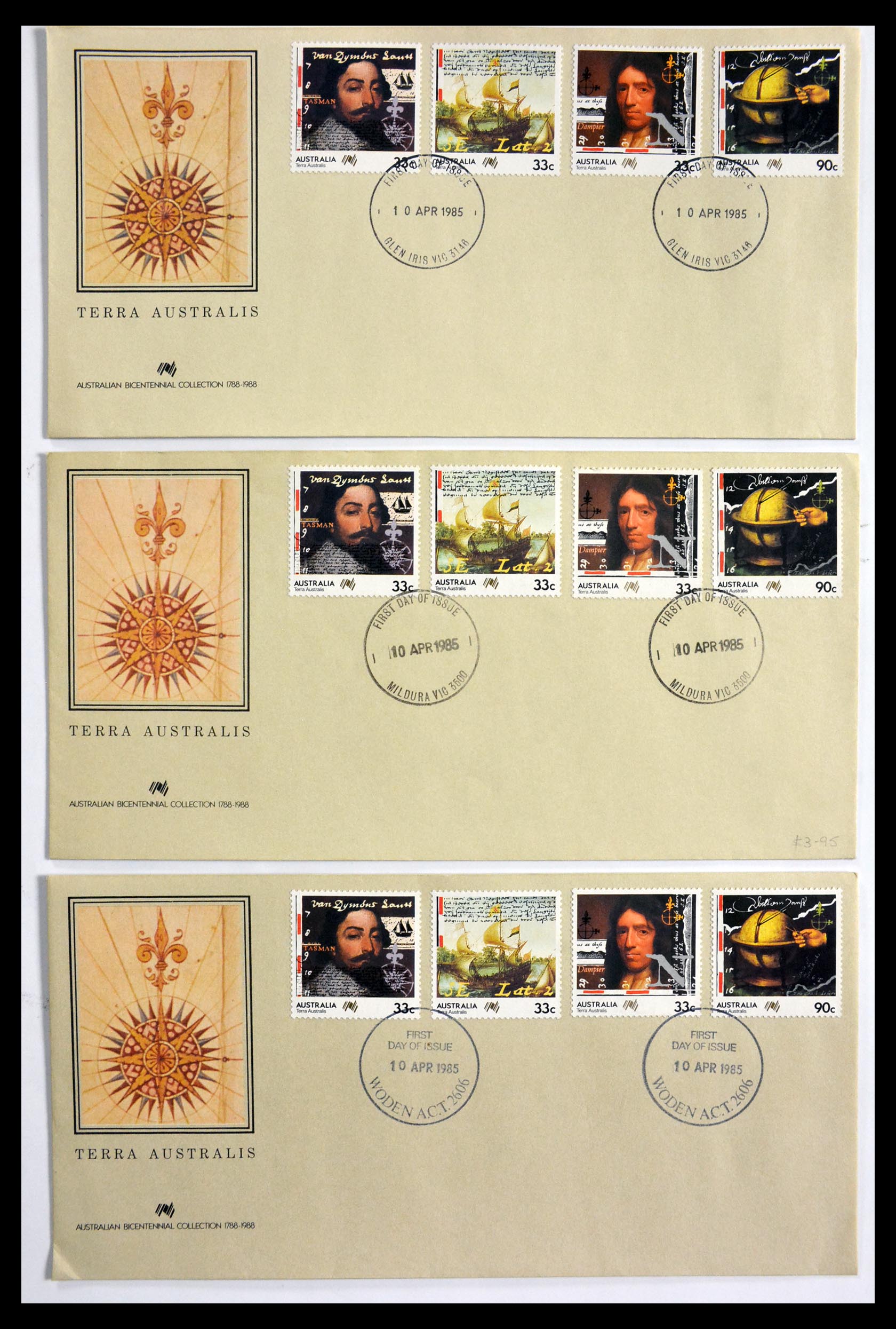 29611 220 - 29611 Australia FDC's 1954-2004.