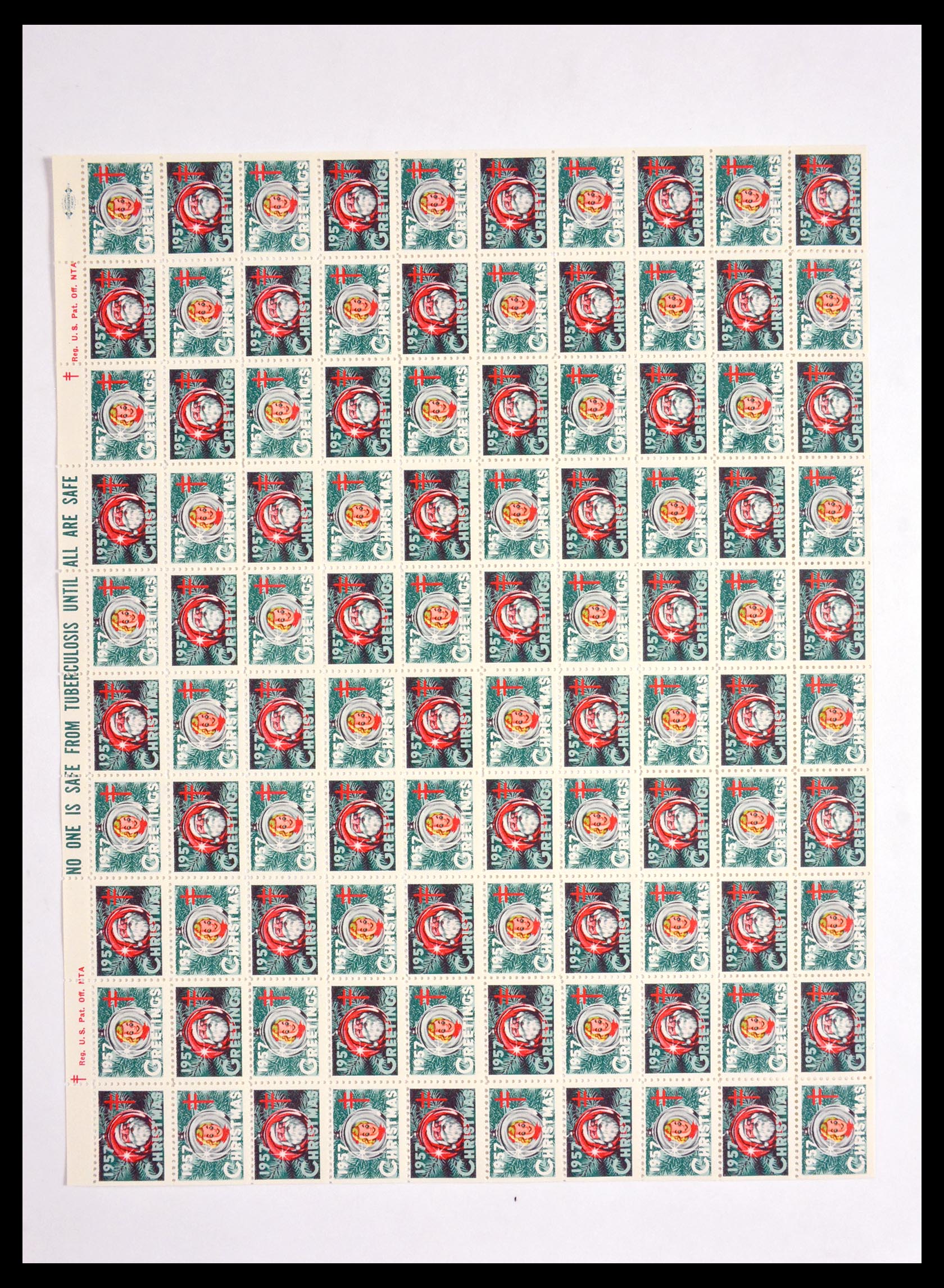29658 102 - 29658 Kerst sluitzegels USA 1907-1970.