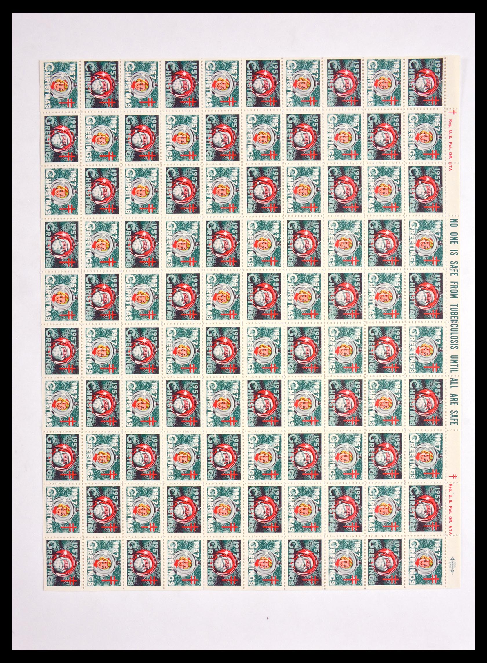 29658 103 - 29658 Kerst sluitzegels USA 1907-1970.