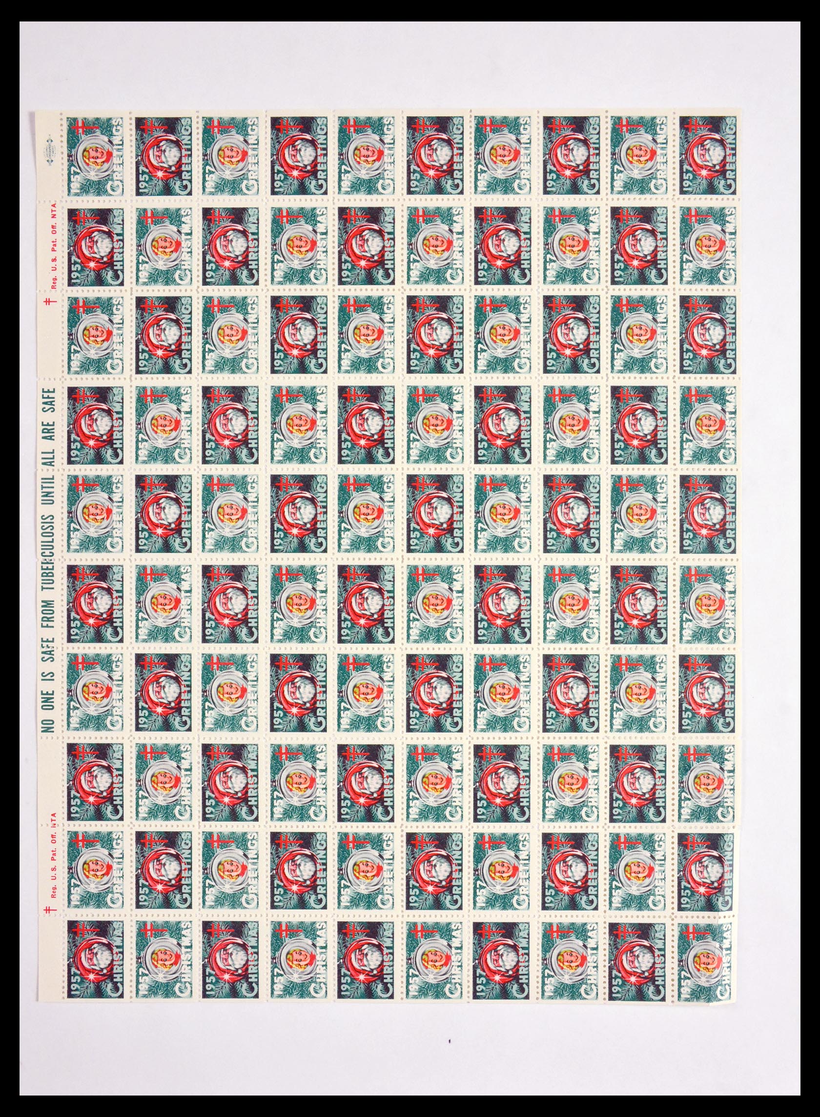 29658 104 - 29658 Kerst sluitzegels USA 1907-1970.